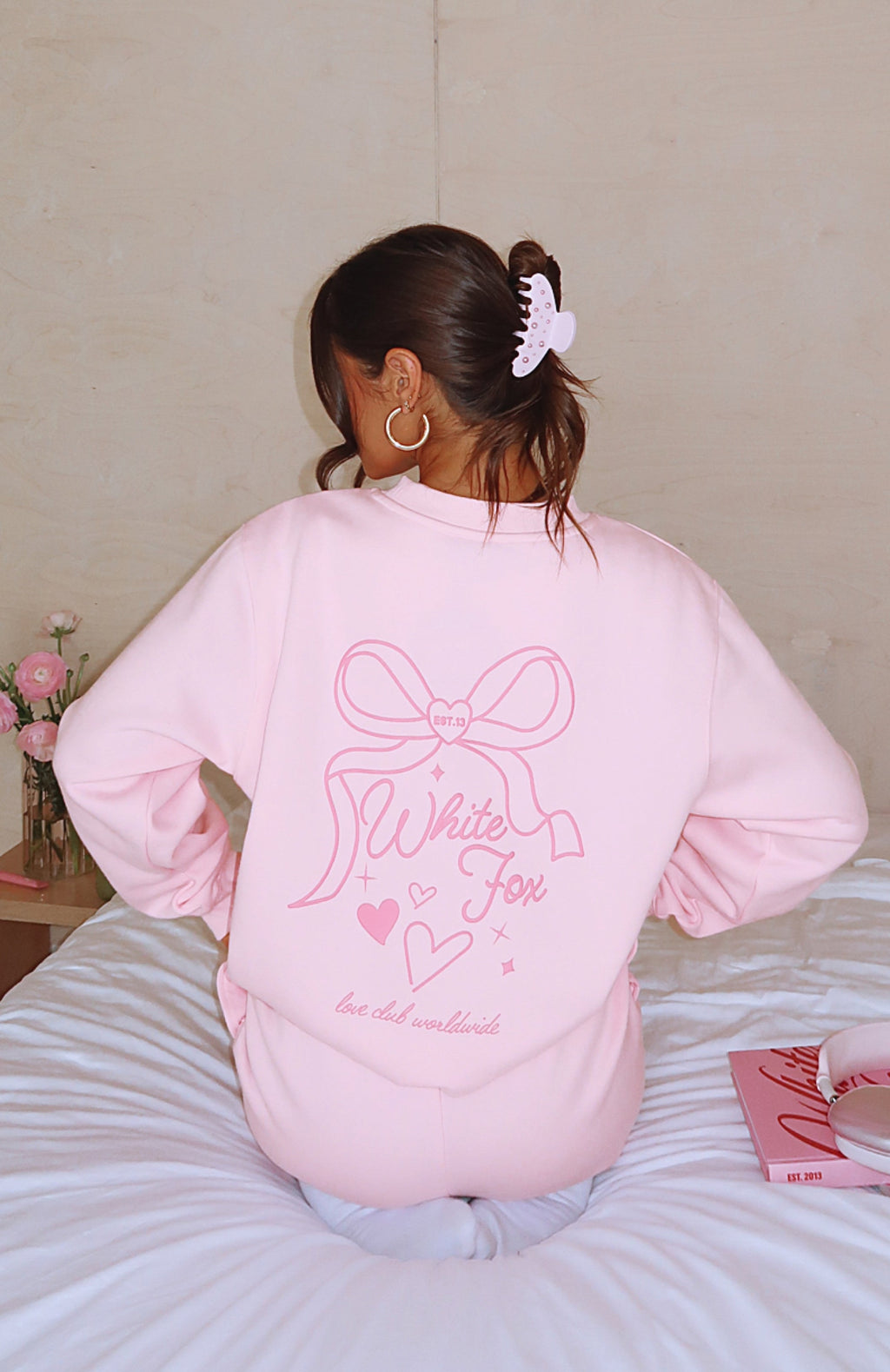 Love You Forever Oversized Sweater PinkL/XL