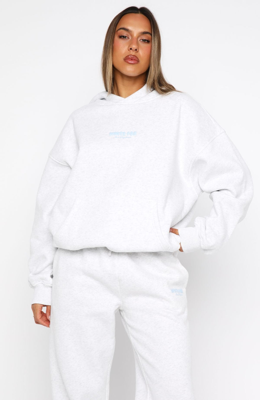 Daydreamers Nadia Oversized Hoodie Grey MarleXXS/XS