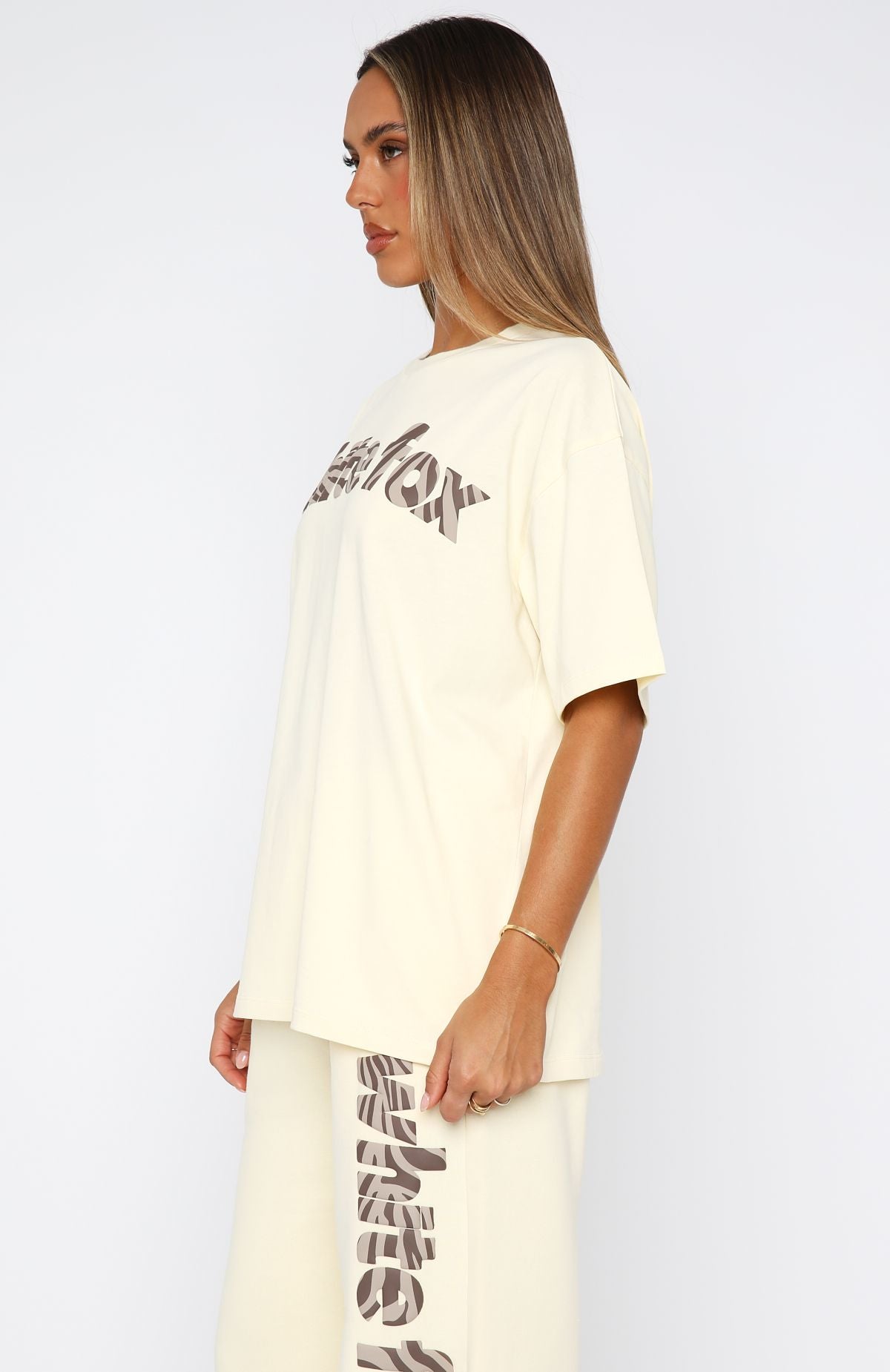 From The Archives Maya Oversized Tee LemonXS/S