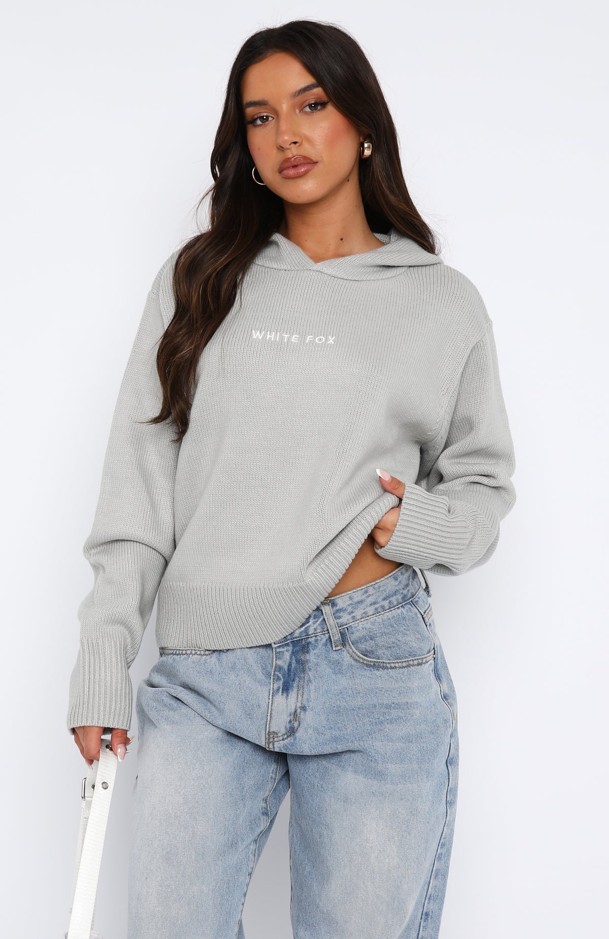 It's Cool Knit Hoodie Light GreyXS/S