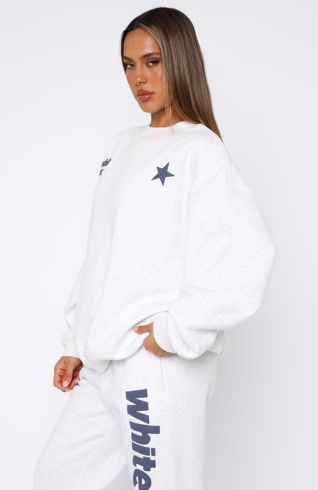 From The Archives Freya Oversized Sweater Grey MarleS/M
