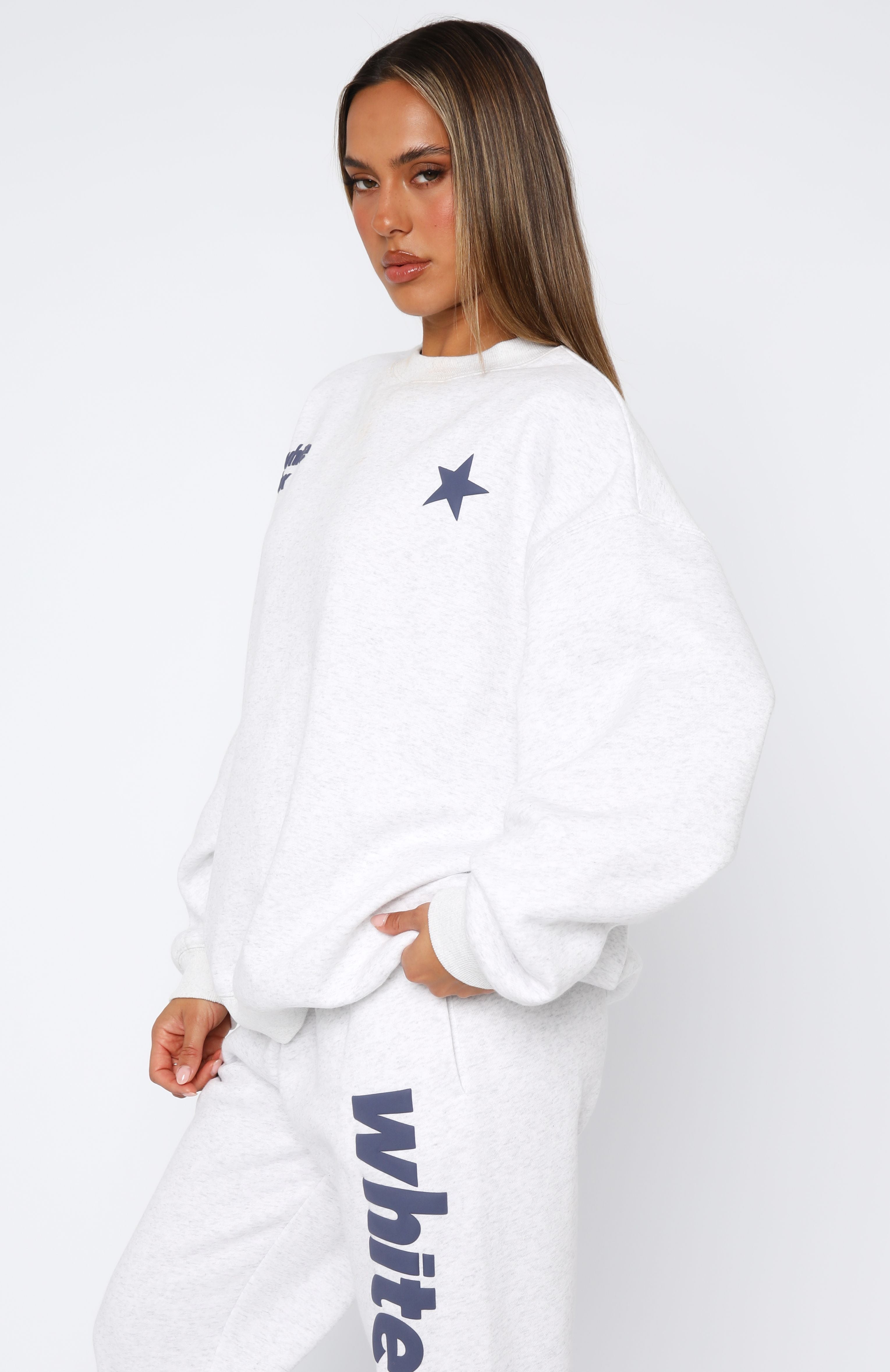 From The Archives Freya Oversized Sweater Grey MarleS/M