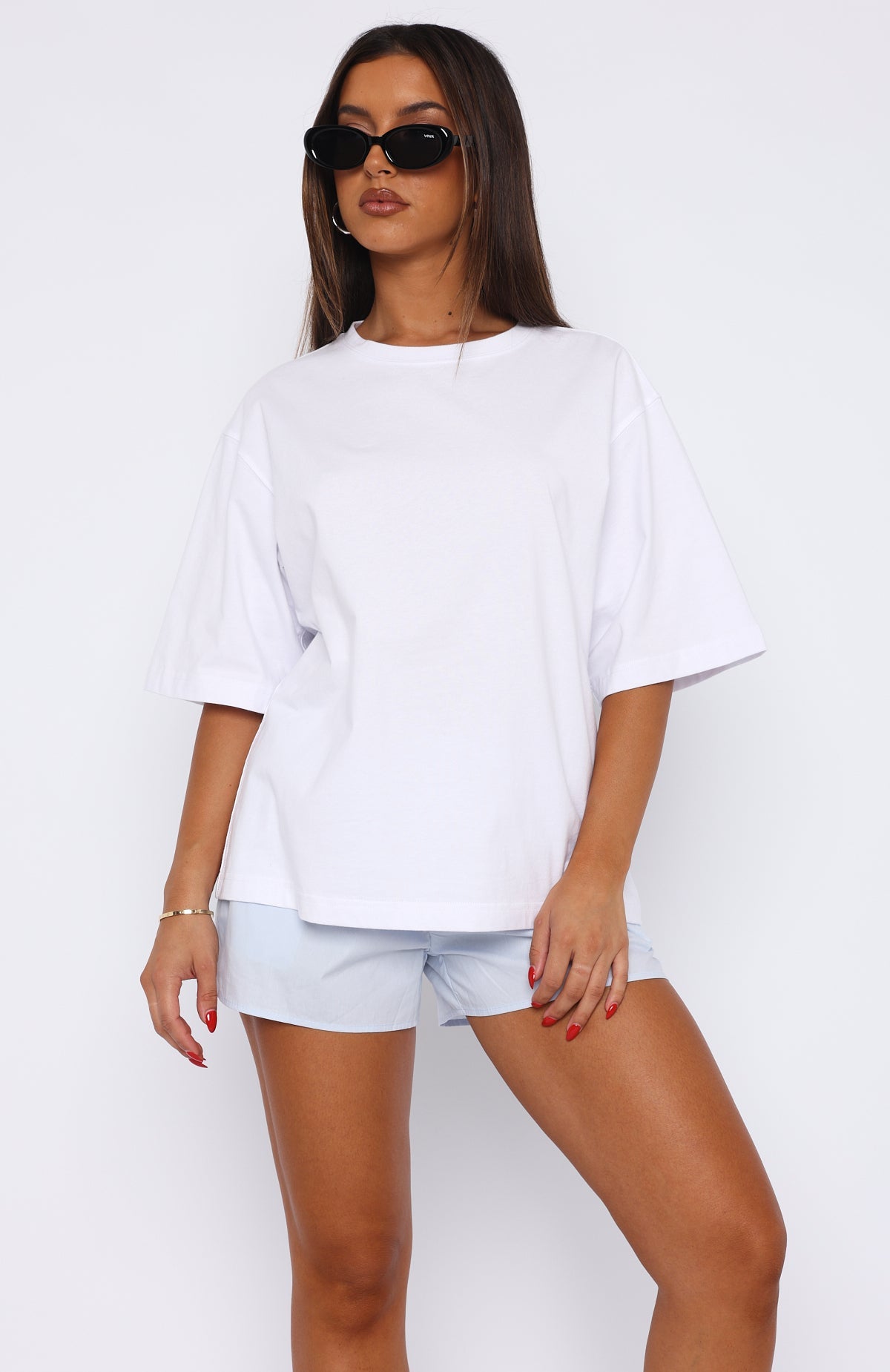 Let It Out Oversized Tee WhiteXS/S