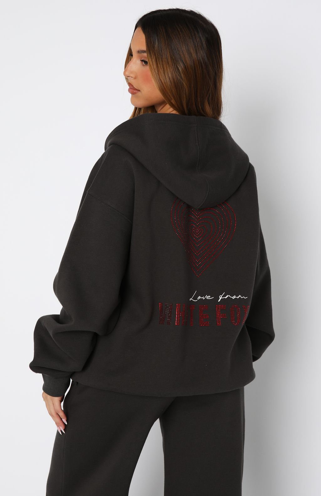 Best You've Ever Had Zip Front Hoodie CharcoalM/L