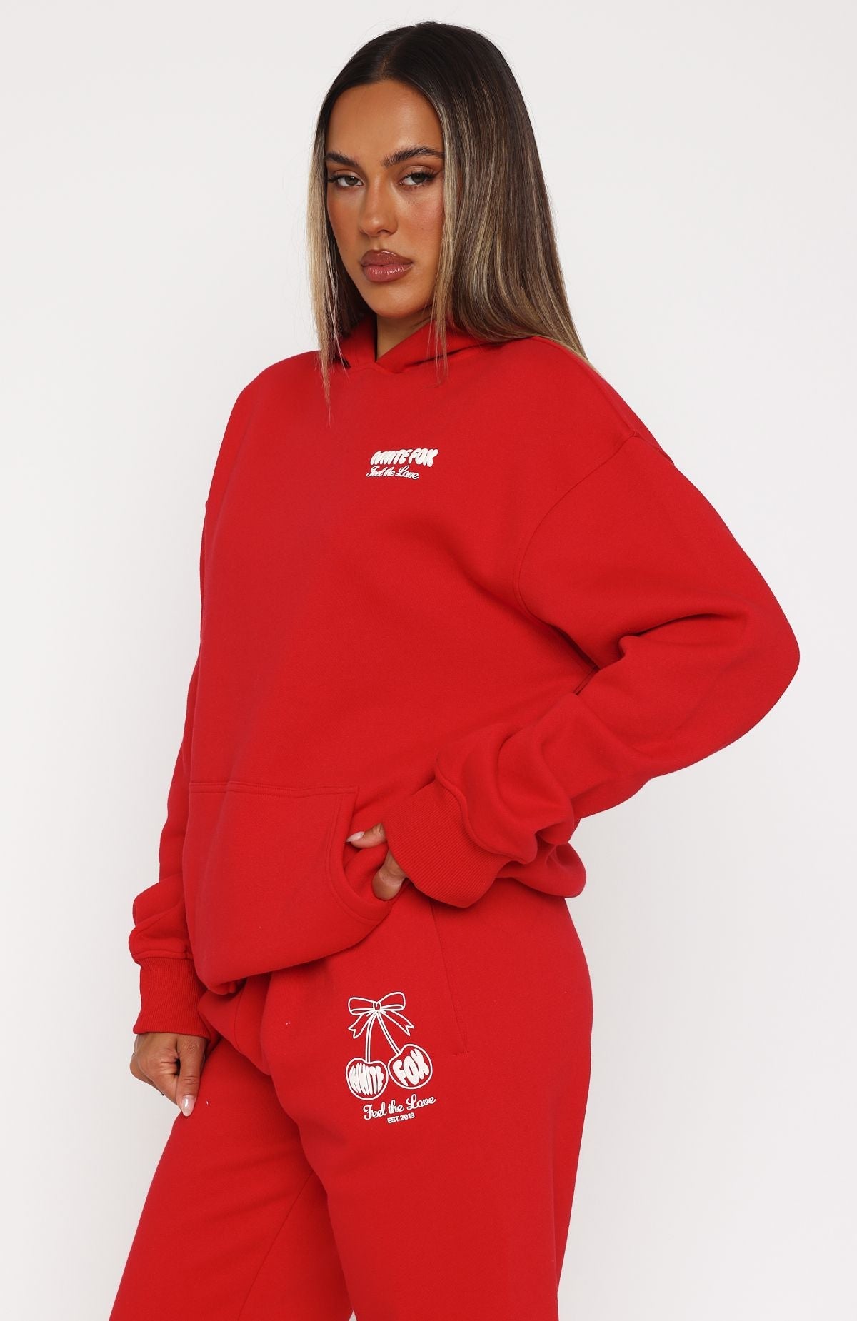 Love Of My Life Oversized Hoodie RedXS/S