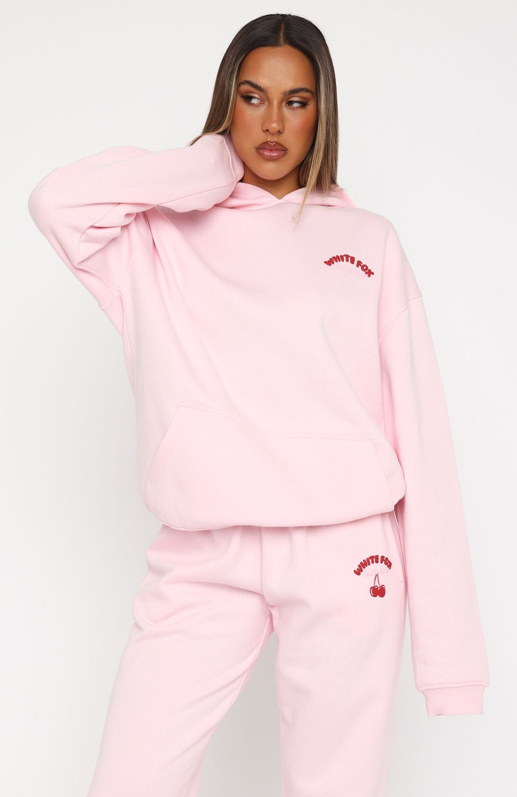 Love Me Tender Oversized Hoodie PinkXXS/XS