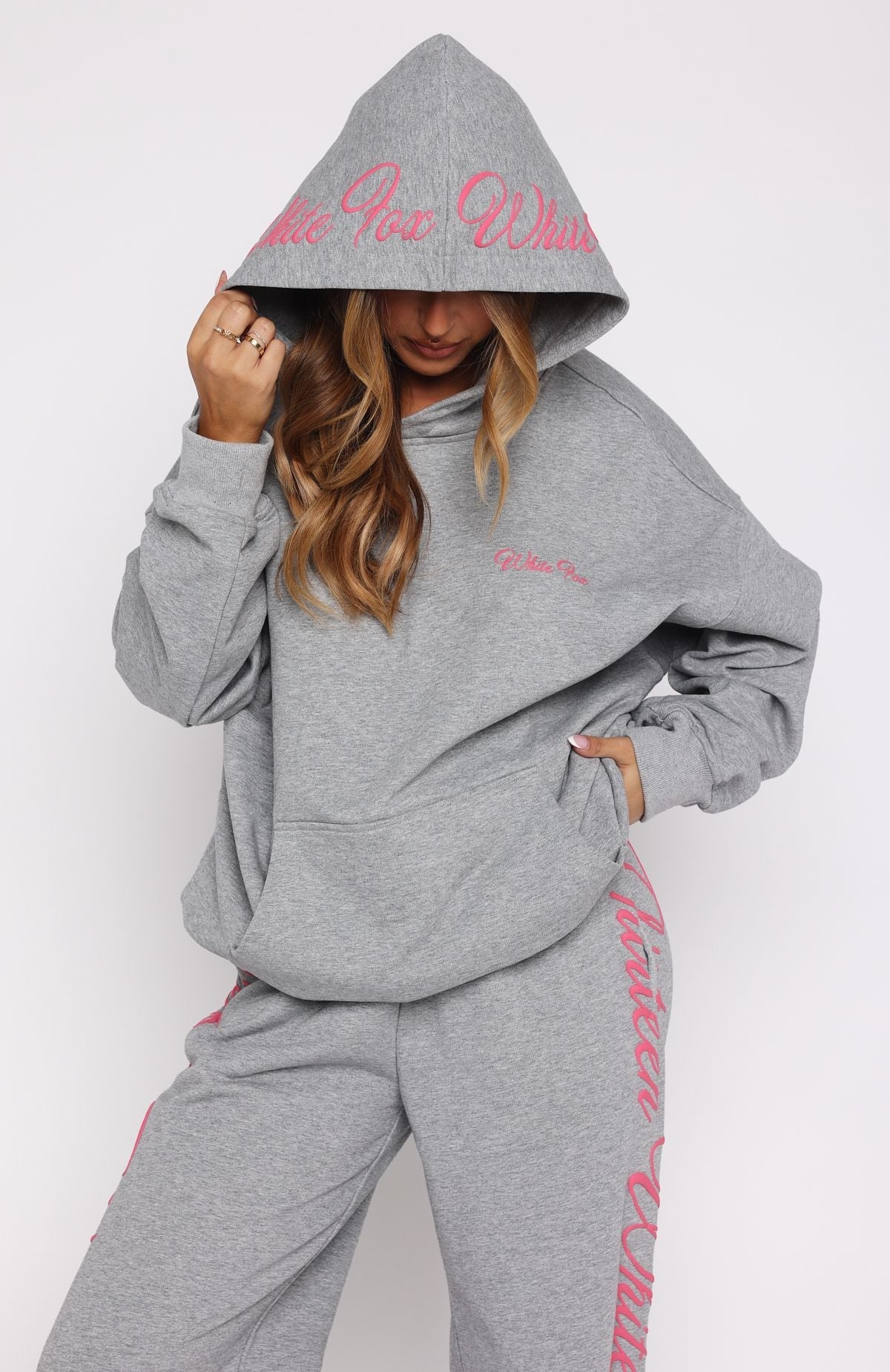 Lucky Thirteen Shaya Oversized Hoodie Dark Grey MarleM/L