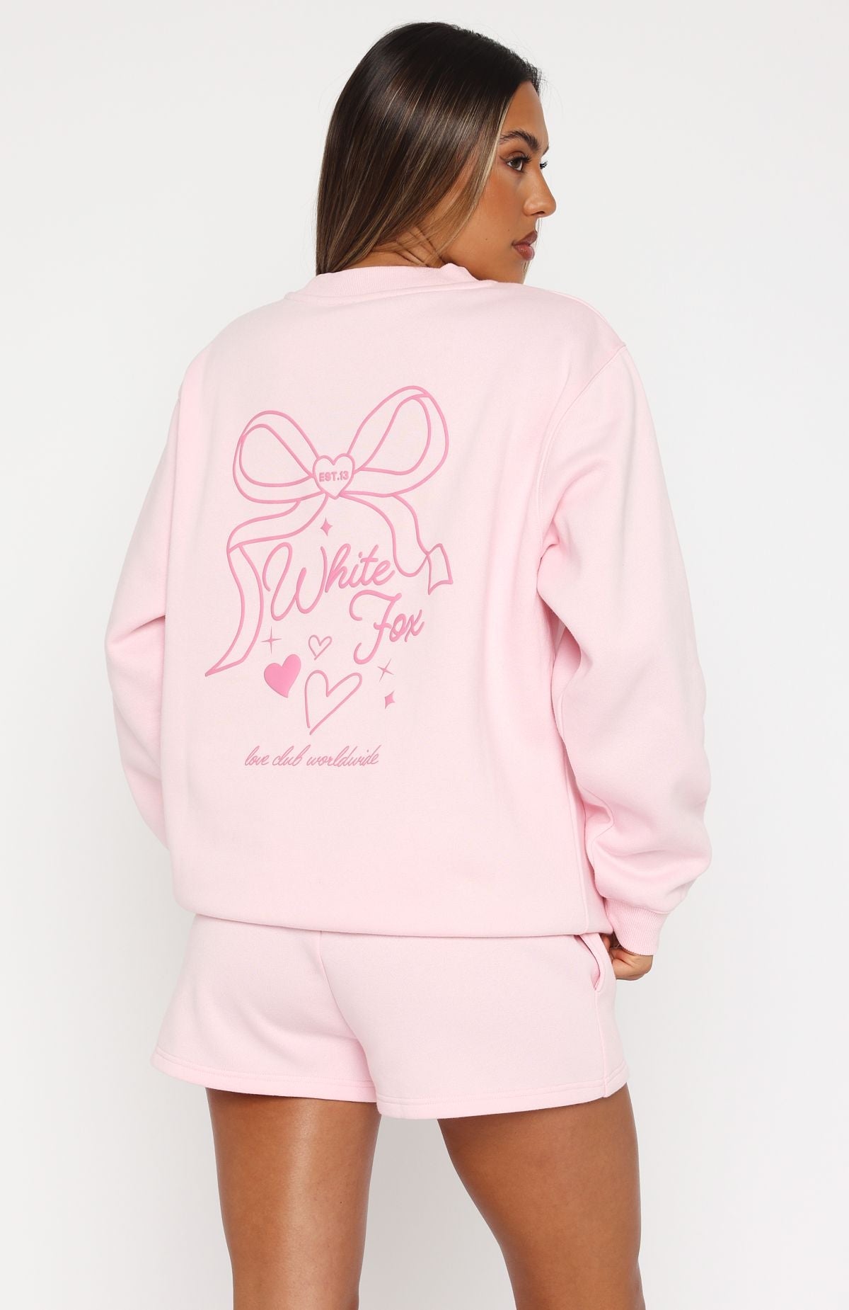 Love You Forever Oversized Sweater PinkS/M
