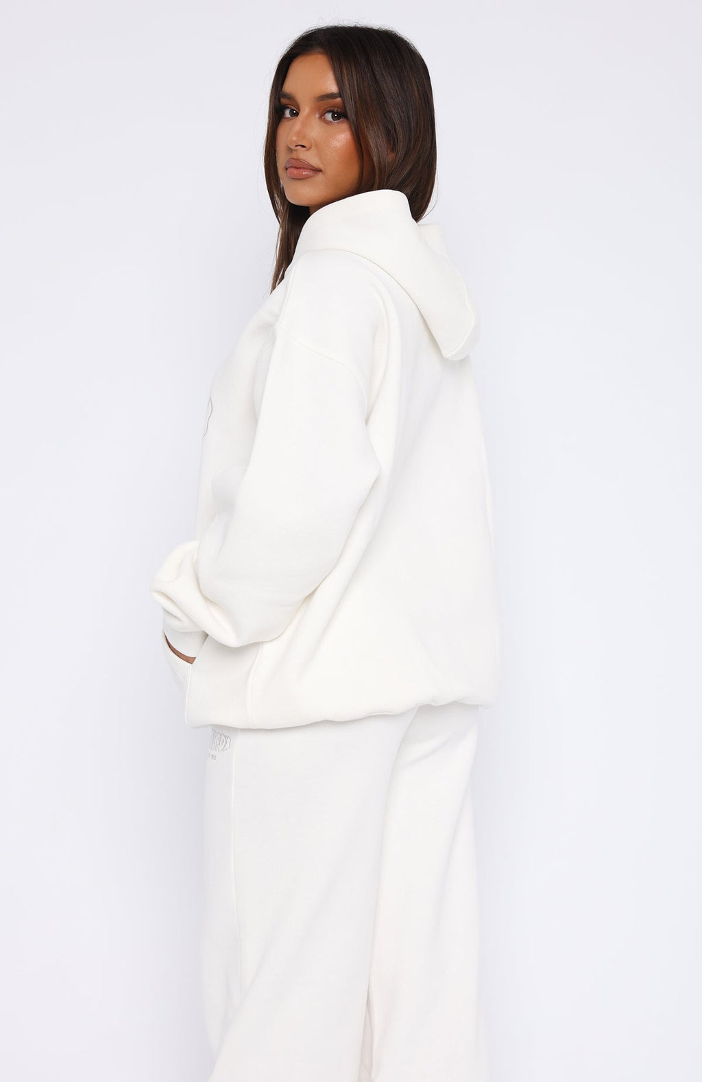 Missed Flights Oversized Hoodie WhiteM/L