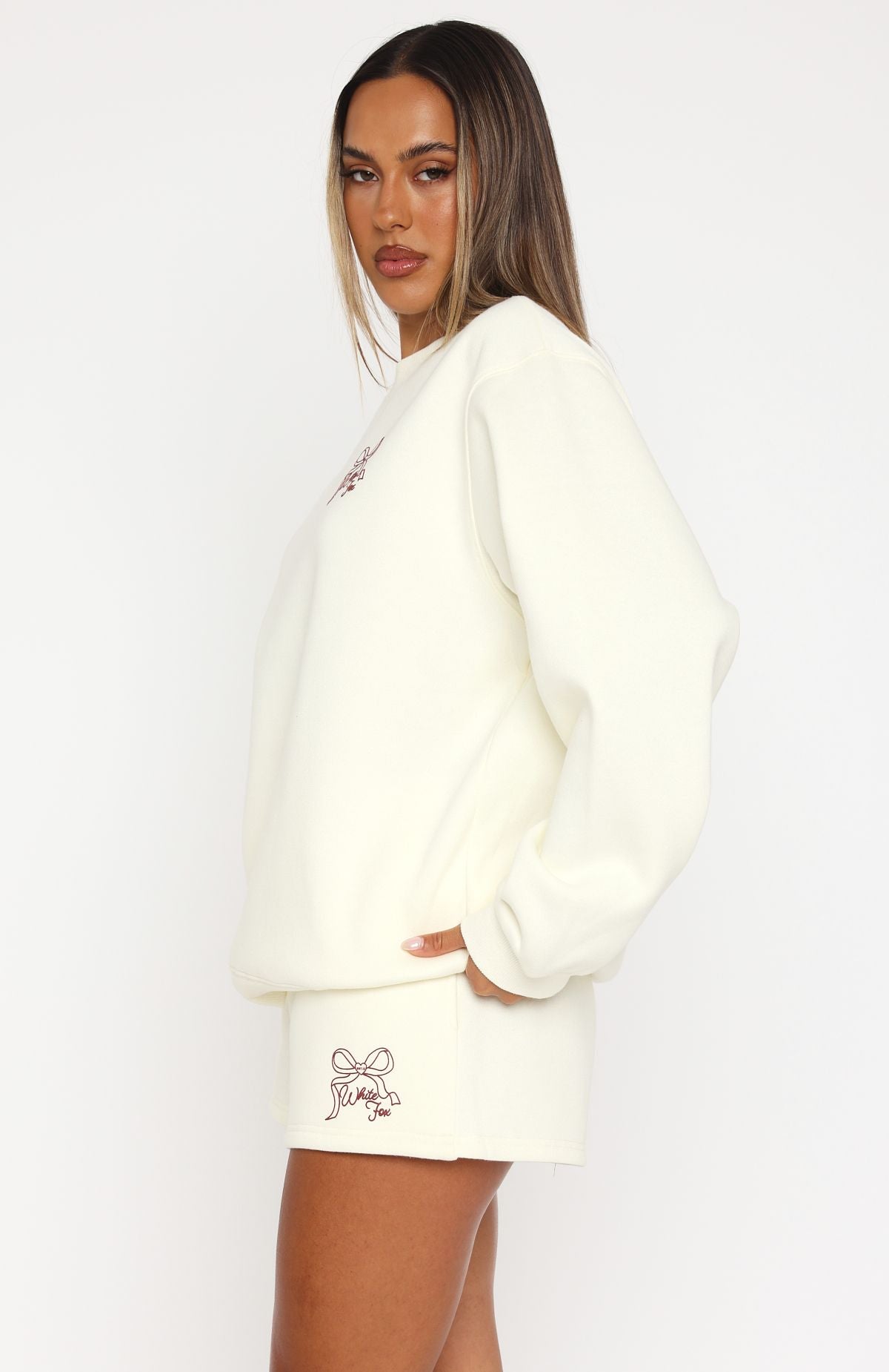 Love You Forever Oversized Sweater CreamXS/S