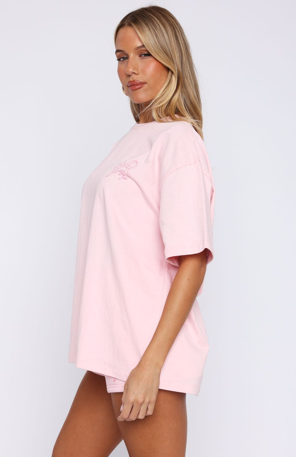 Love You Forever Oversized Tee PinkXS/S