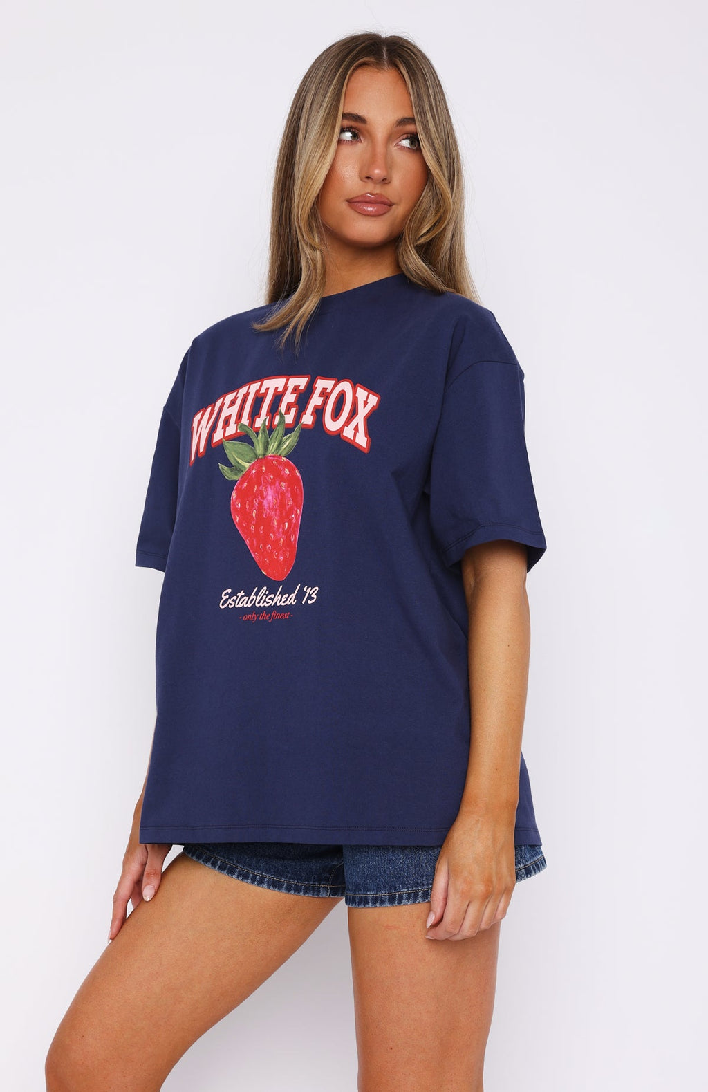 Only The Finest Oversized Tee NavyS/M