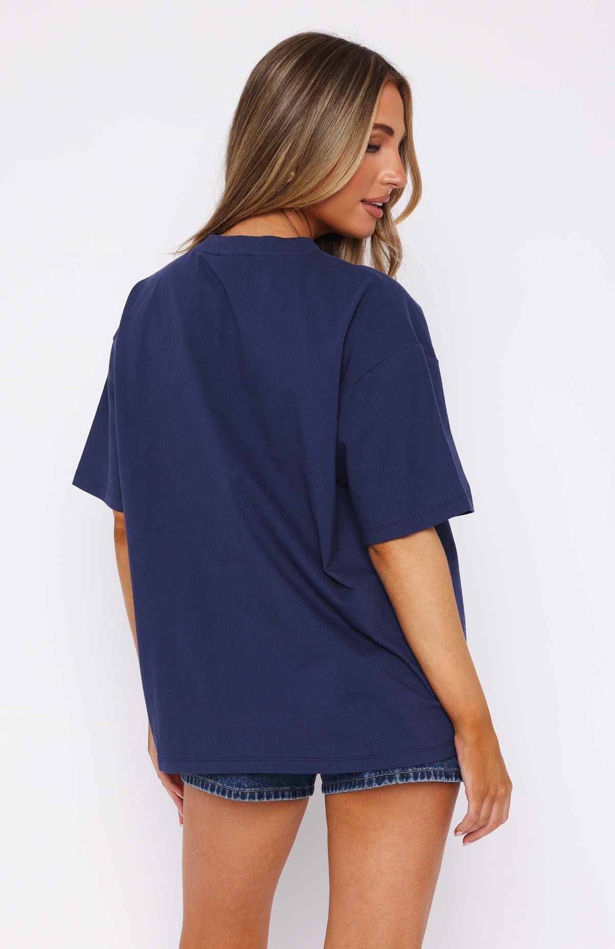 Only The Finest Oversized Tee NavyM/L