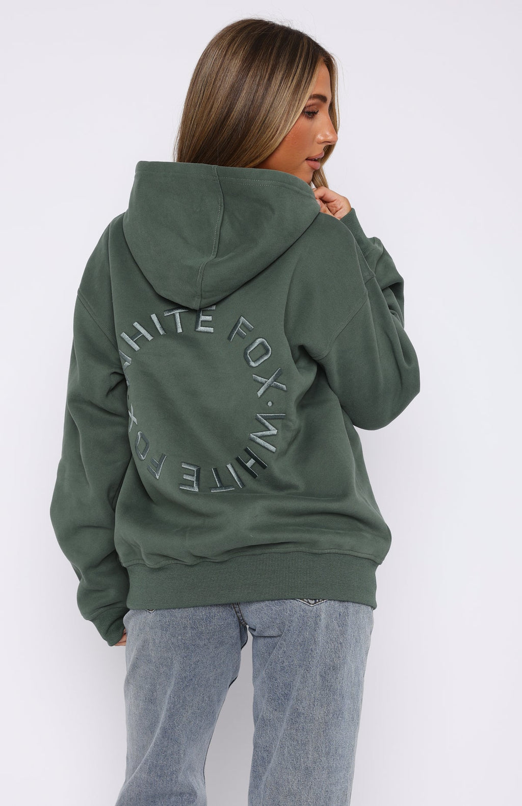 Stay Lifted Oversized Hoodie Dark GreenL/XL
