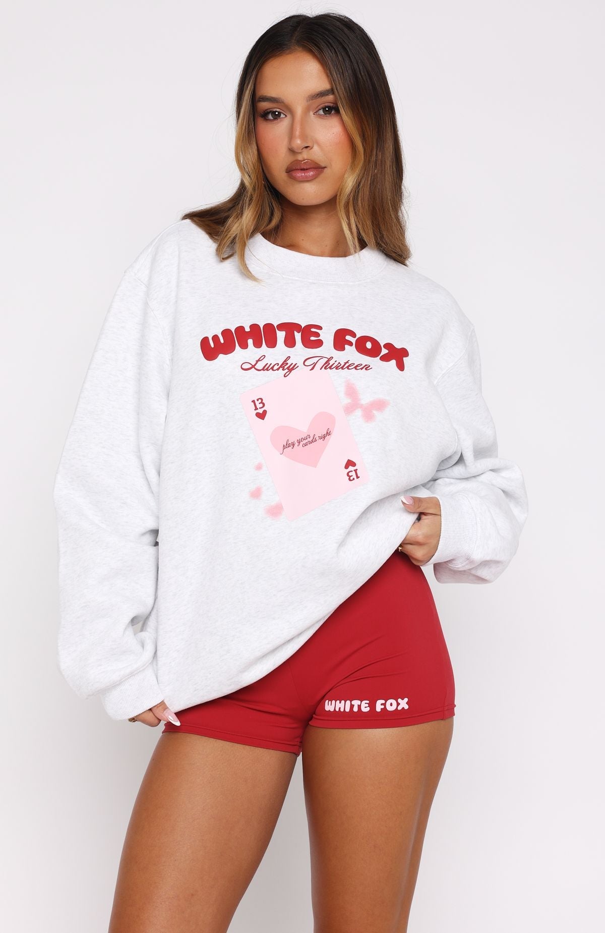 Lucky Thirteen Kalena Oversized Sweater Grey MarleXXS/XS