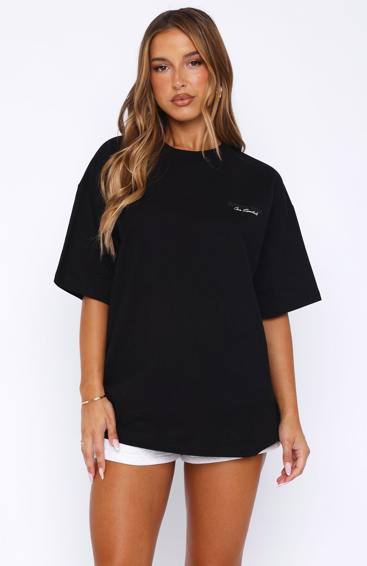 Core Essentials Oversized Tee BlackXS/S