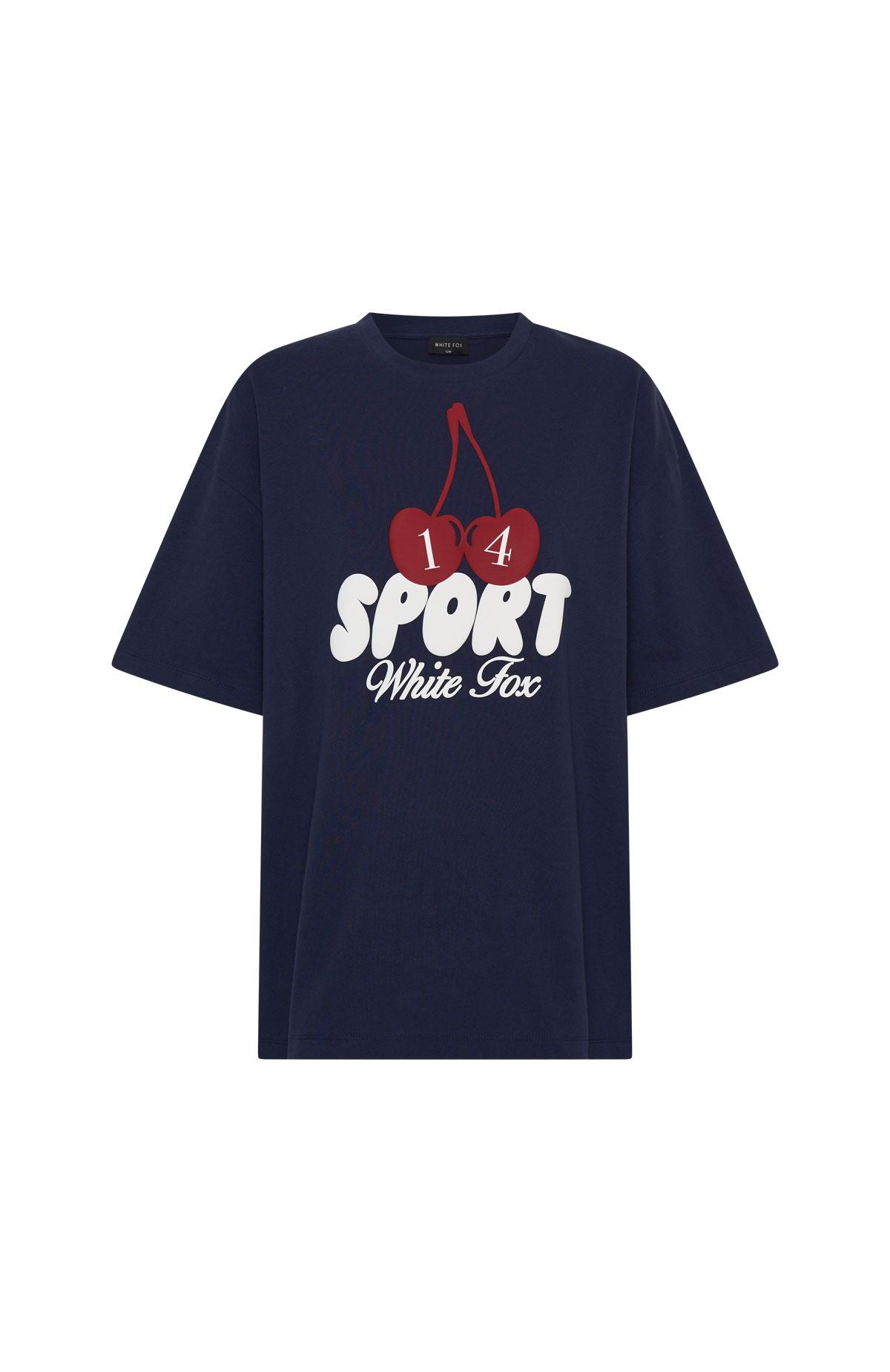 Club 14 Peyton Oversized Tee NavyL/XL