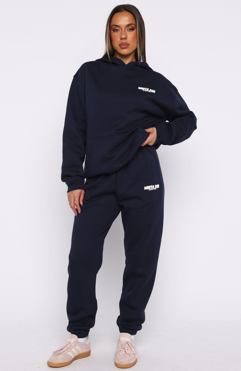 Club 14 Trinity Oversized Hoodie NavyL/XL