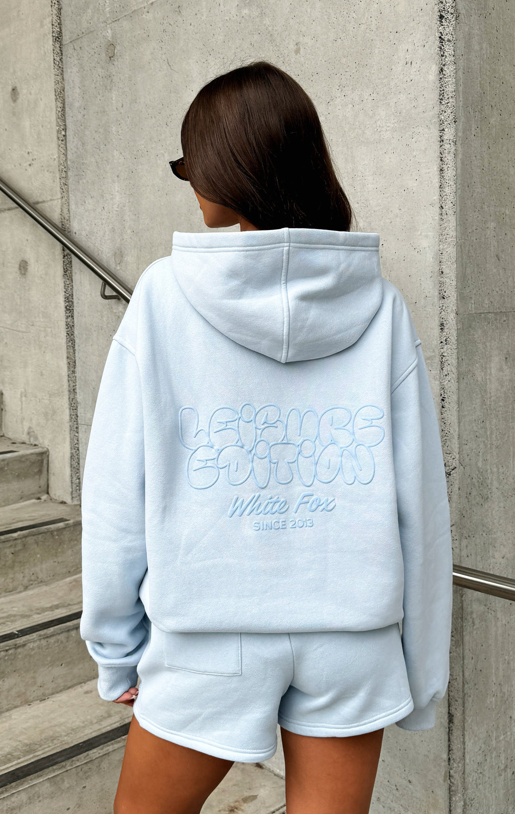 Leisure Edition Oversized Hoodie Baby BlueL/XL