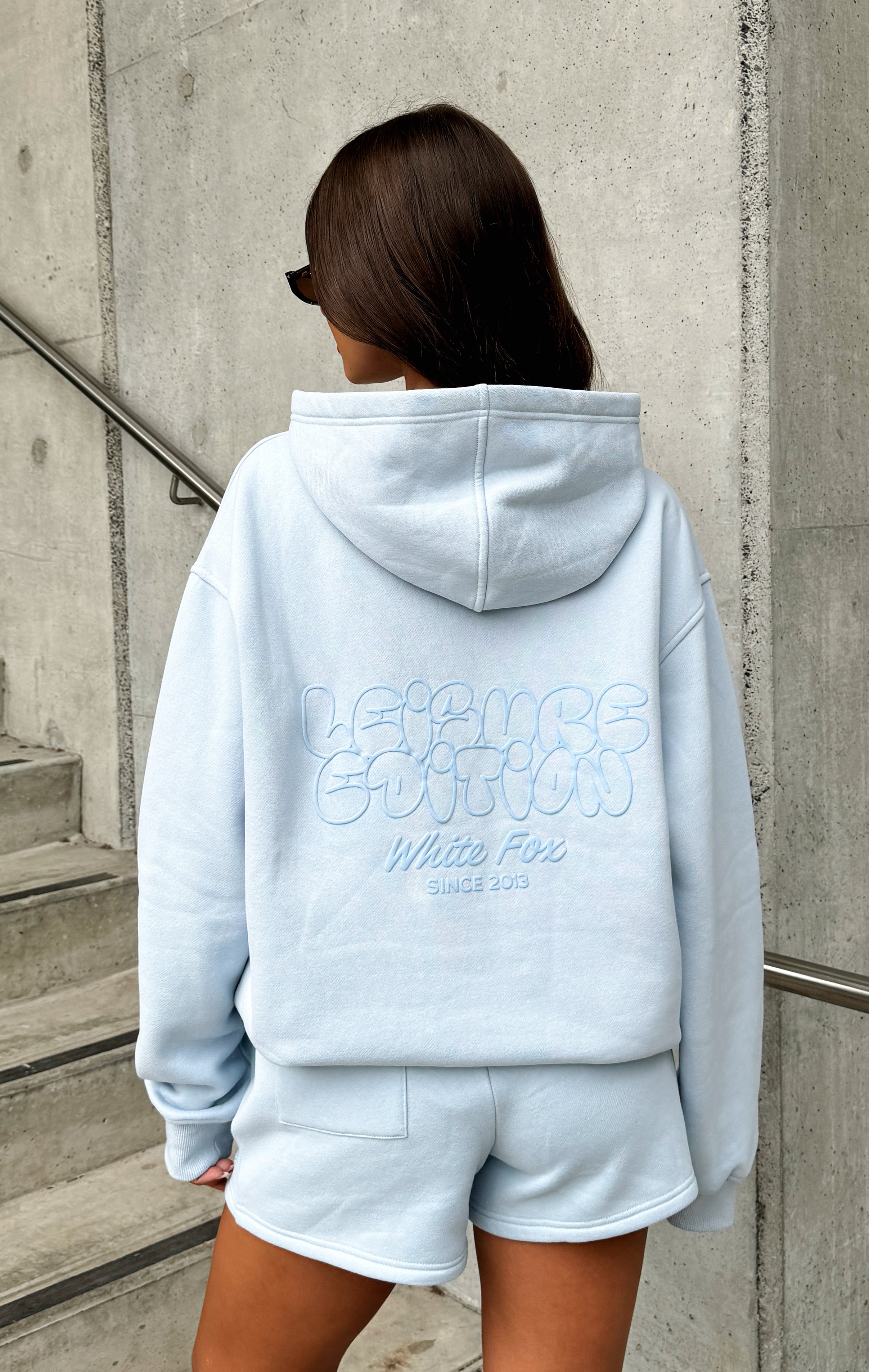 Leisure Edition Oversized Hoodie Baby BlueL/XL