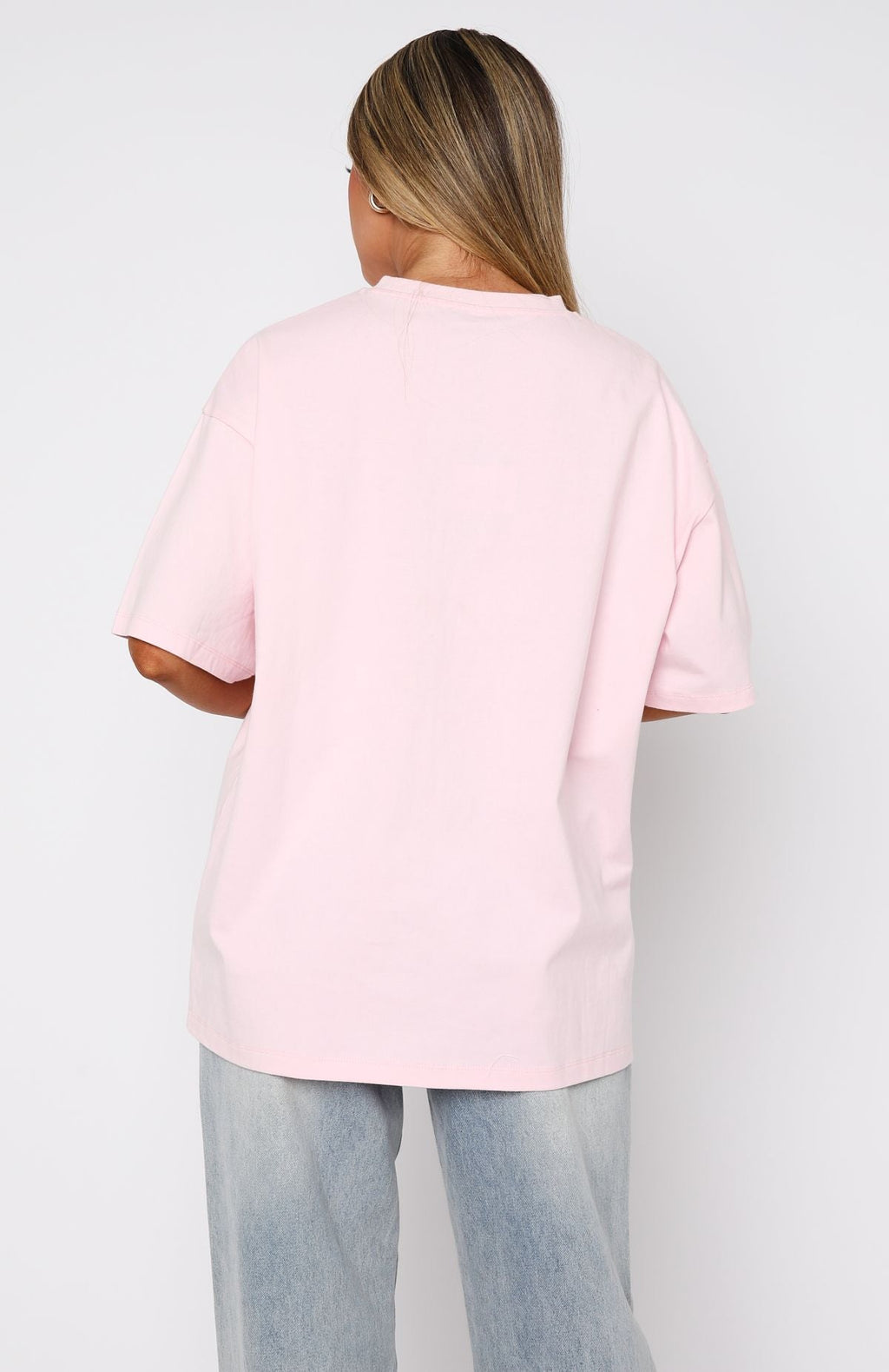 Power Of Possibility Oversized Tee Baby PinkM/L