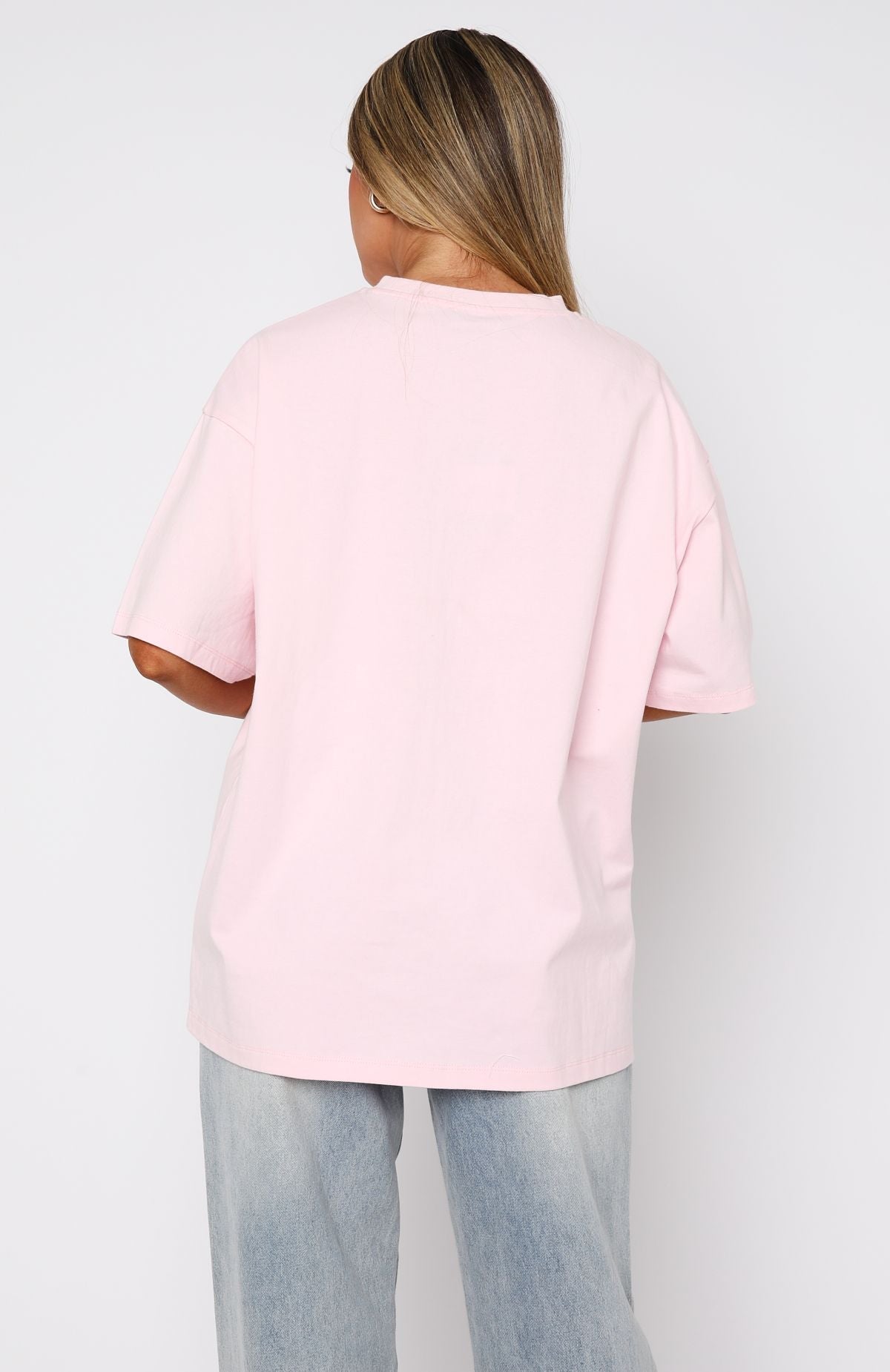 Power Of Possibility Oversized Tee Baby PinkM/L