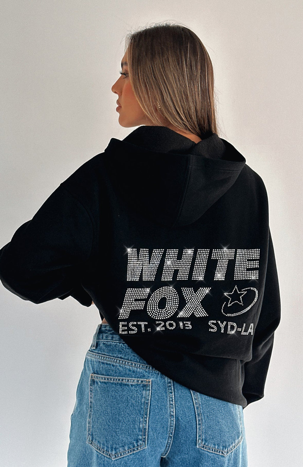 Always Shining Oversized Hoodie Black3XS/XXS