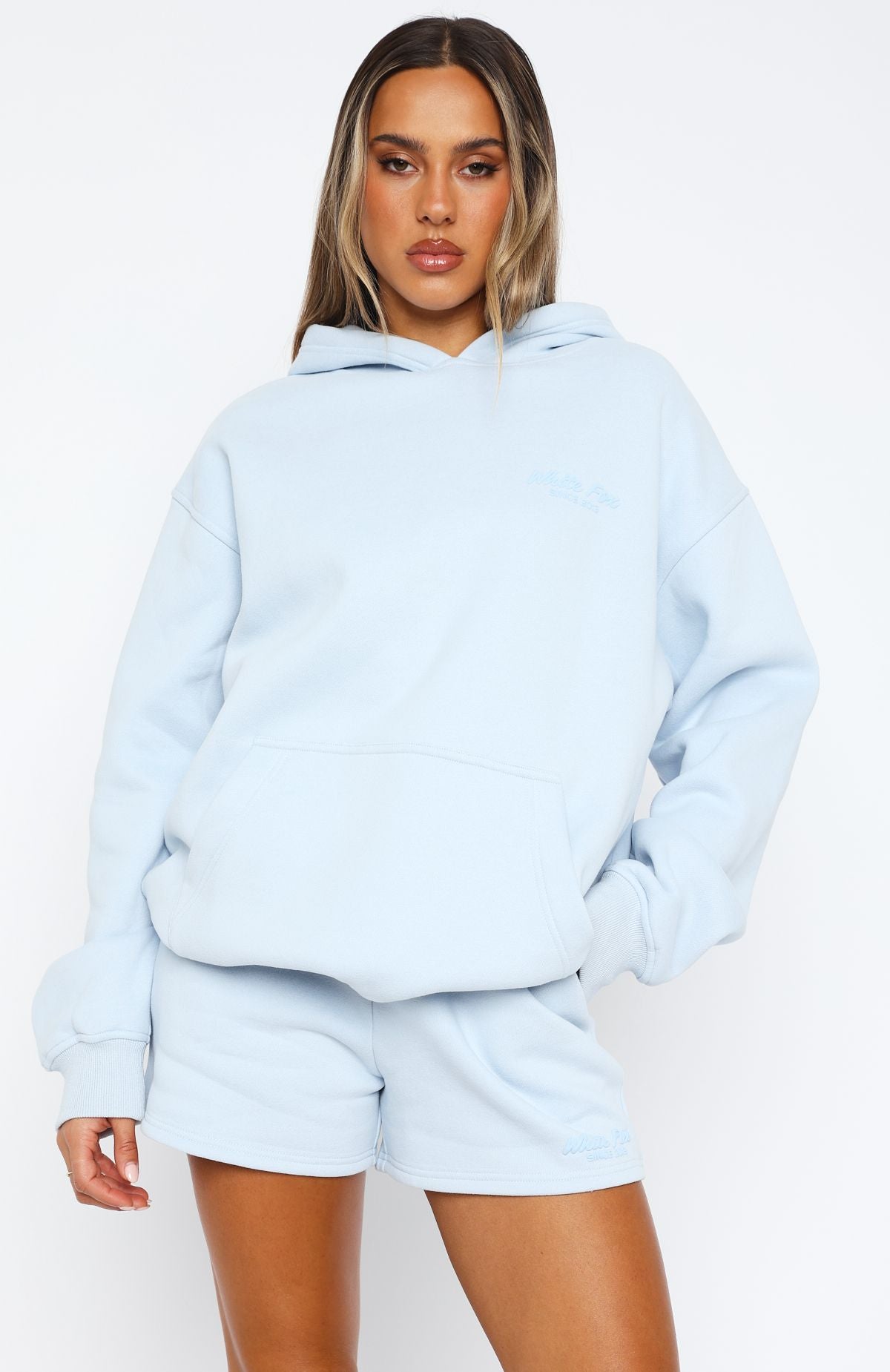Leisure Edition Oversized Hoodie Baby BlueXS/S