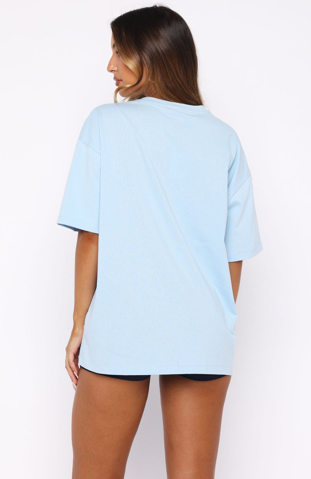 Treasured Memories Oversized Tee Baby BlueS/M