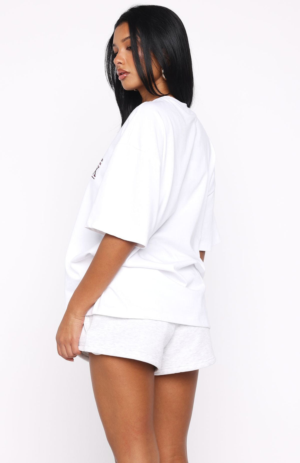Standing My Ground Oversized Tee WhiteM/L