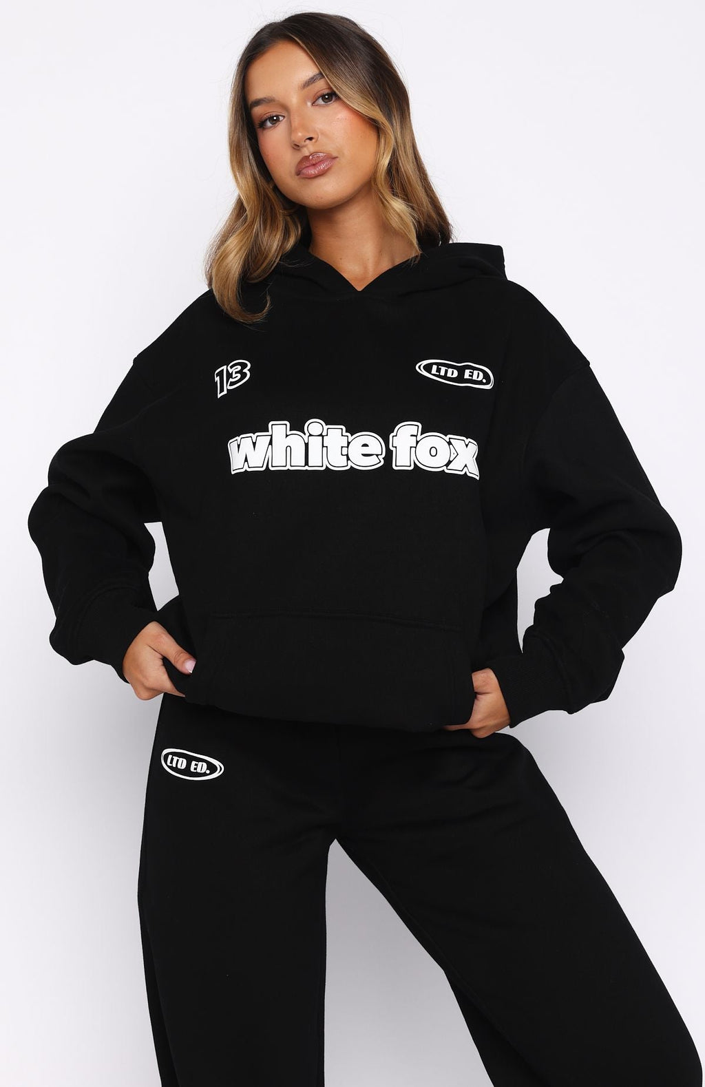 Ready To Go Oversized Hoodie BlackXS/S