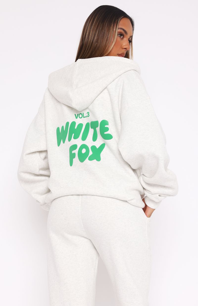 Offstage Zip Front Hoodie Glacier GreyL/XL