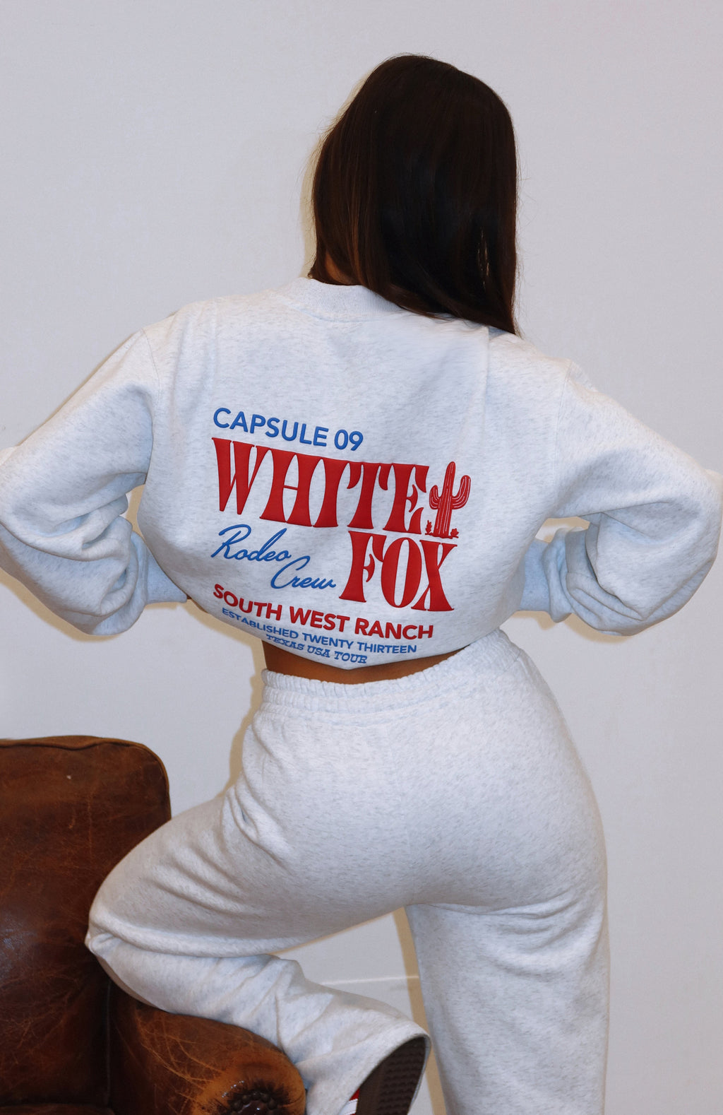 Capsule 9 Rodeo Crew Oversized Sweater Grey MarleM/L