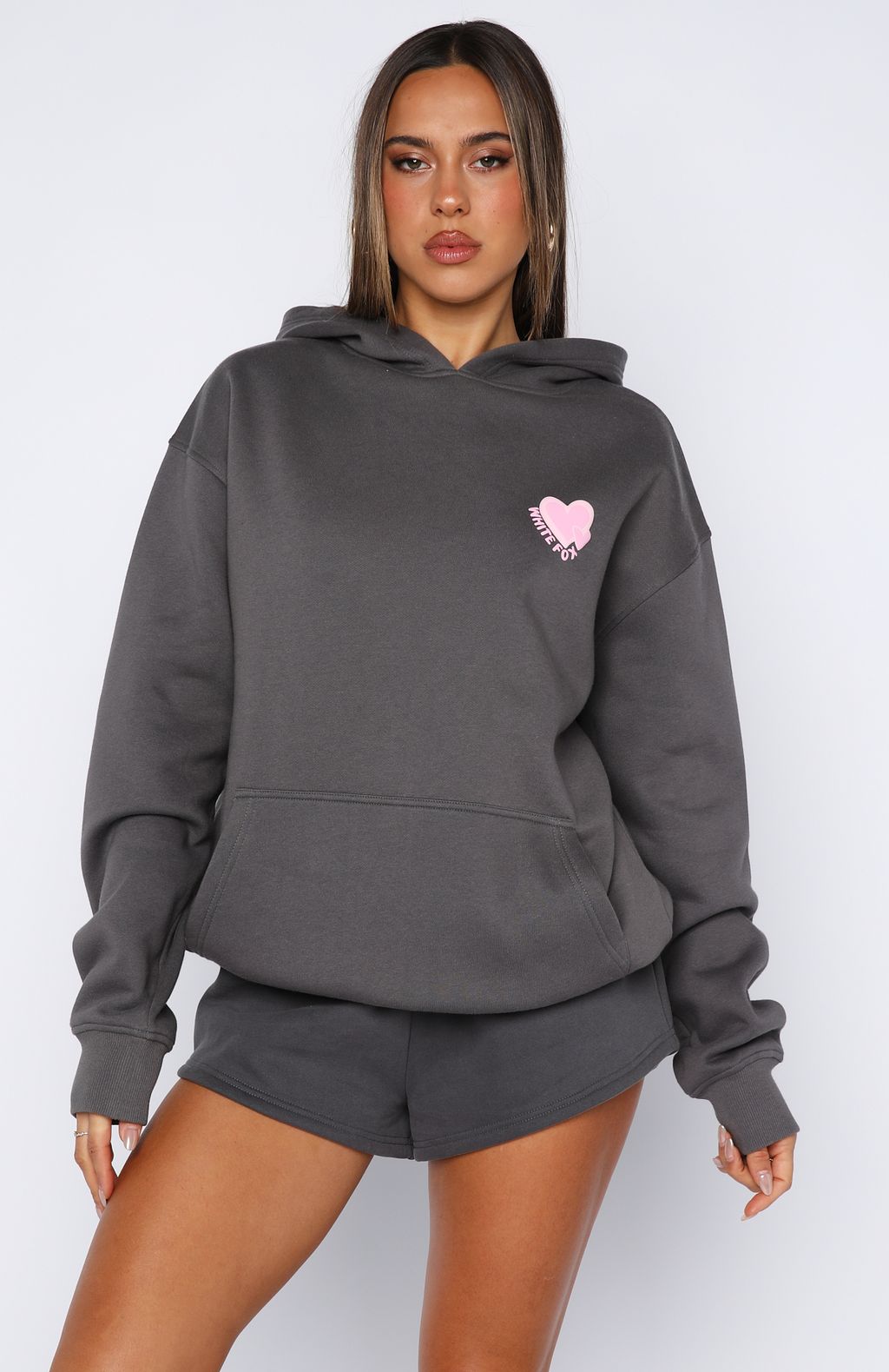 Never Stopping Oversized Hoodie VolcanicL/XL