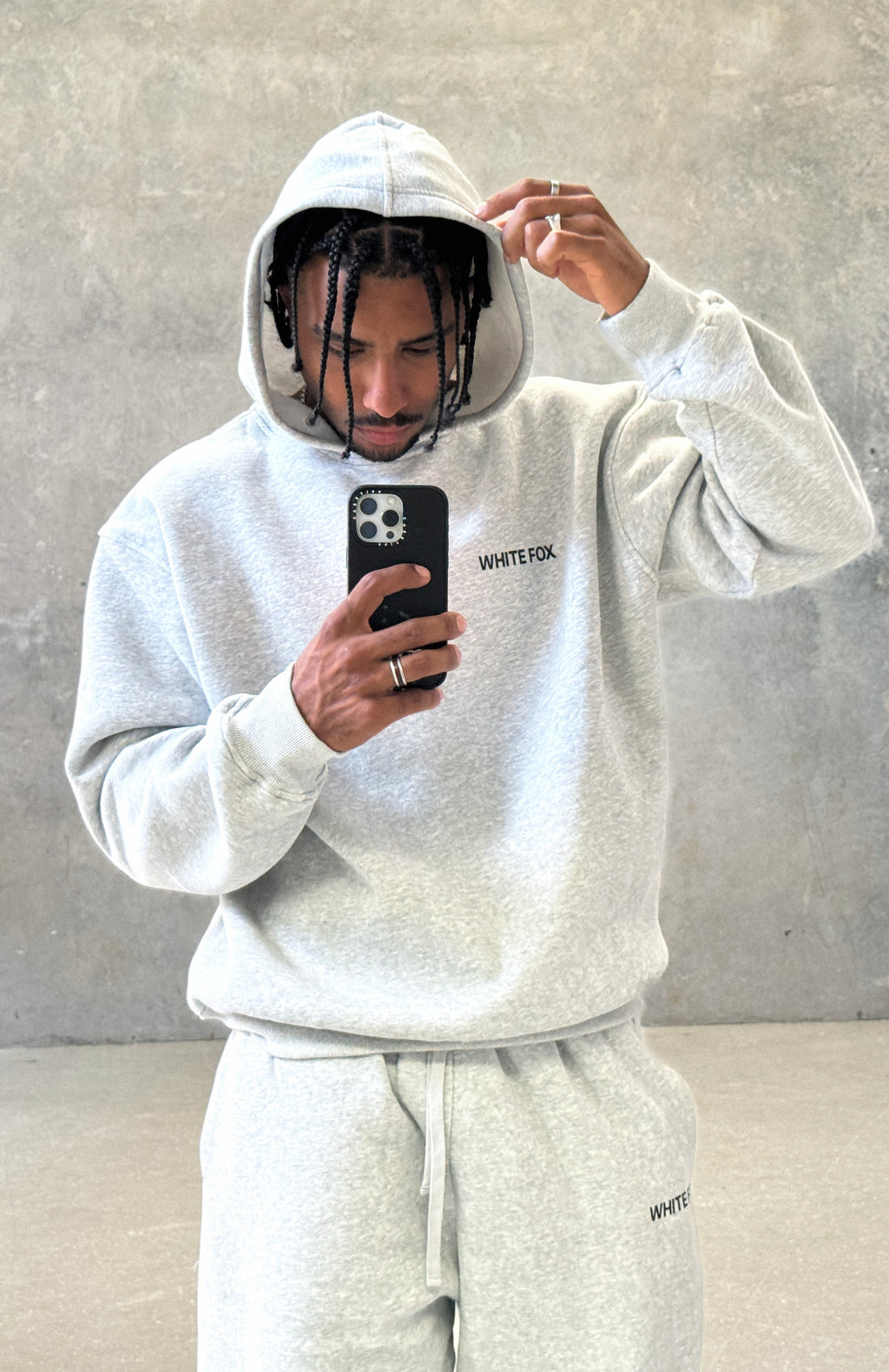 Core Classic Oversized Hoodie Dark Grey MarleXL/XXL