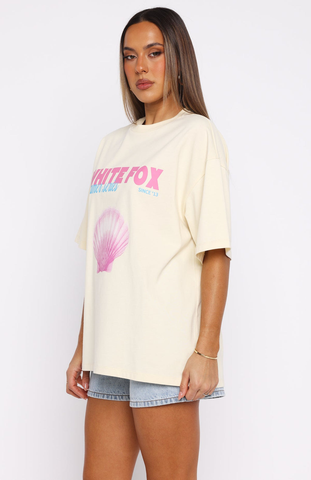 The Heart Doesn't Lie Oversized Tee CreamXS/S