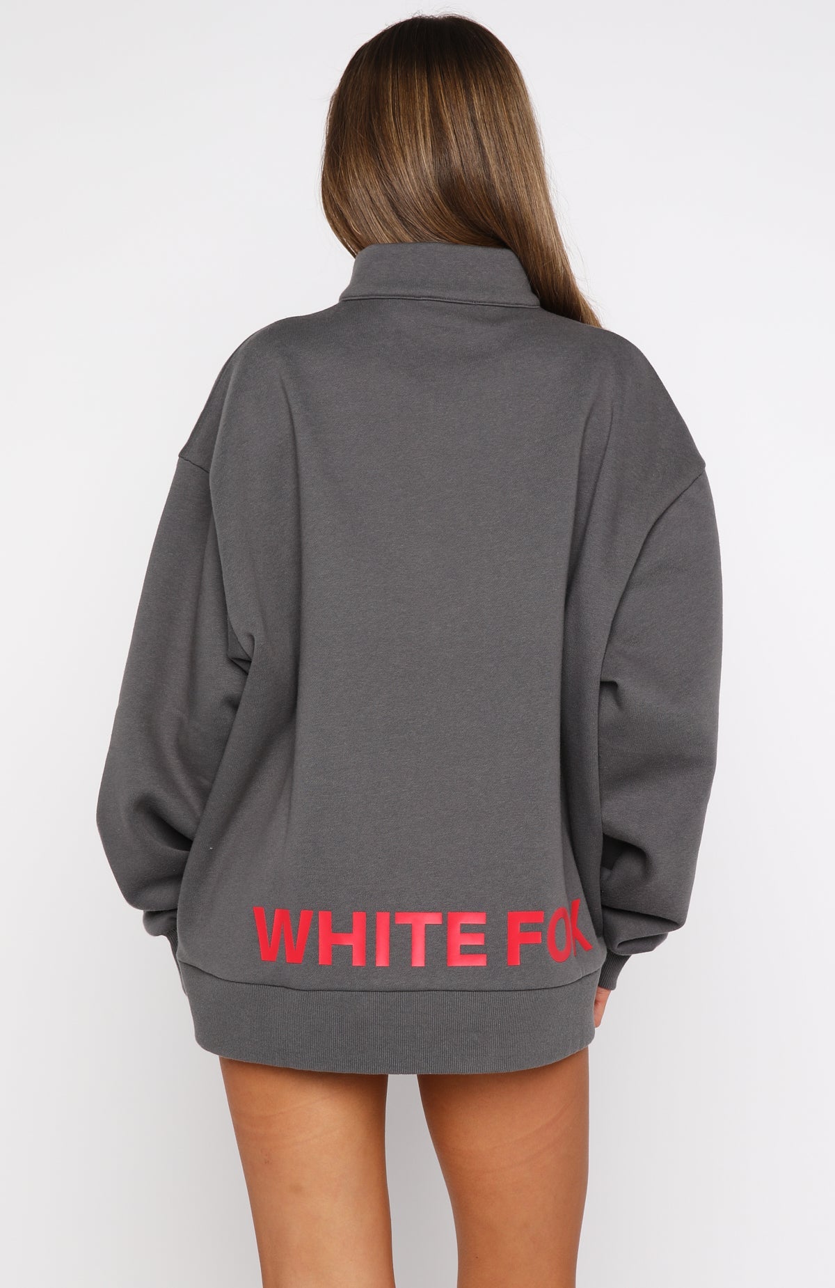 Caught Up With You Zip Front Sweater VolcanicM/L