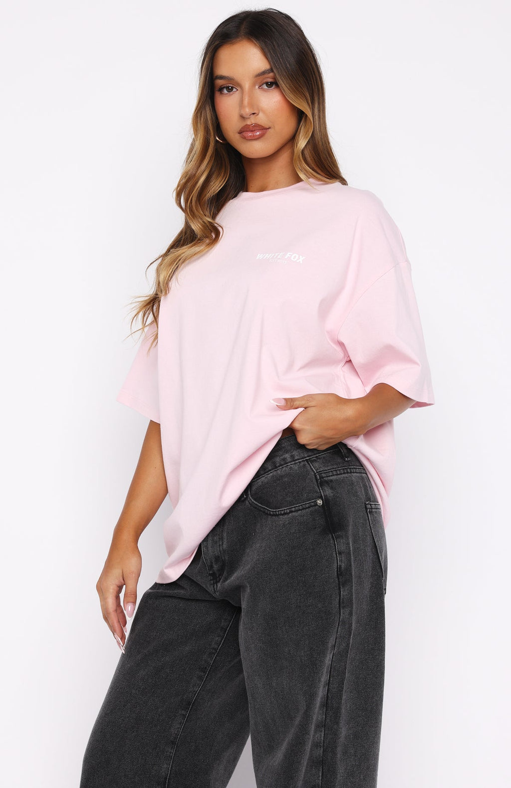 Non Negotiable Oversized Tee PinkS/M