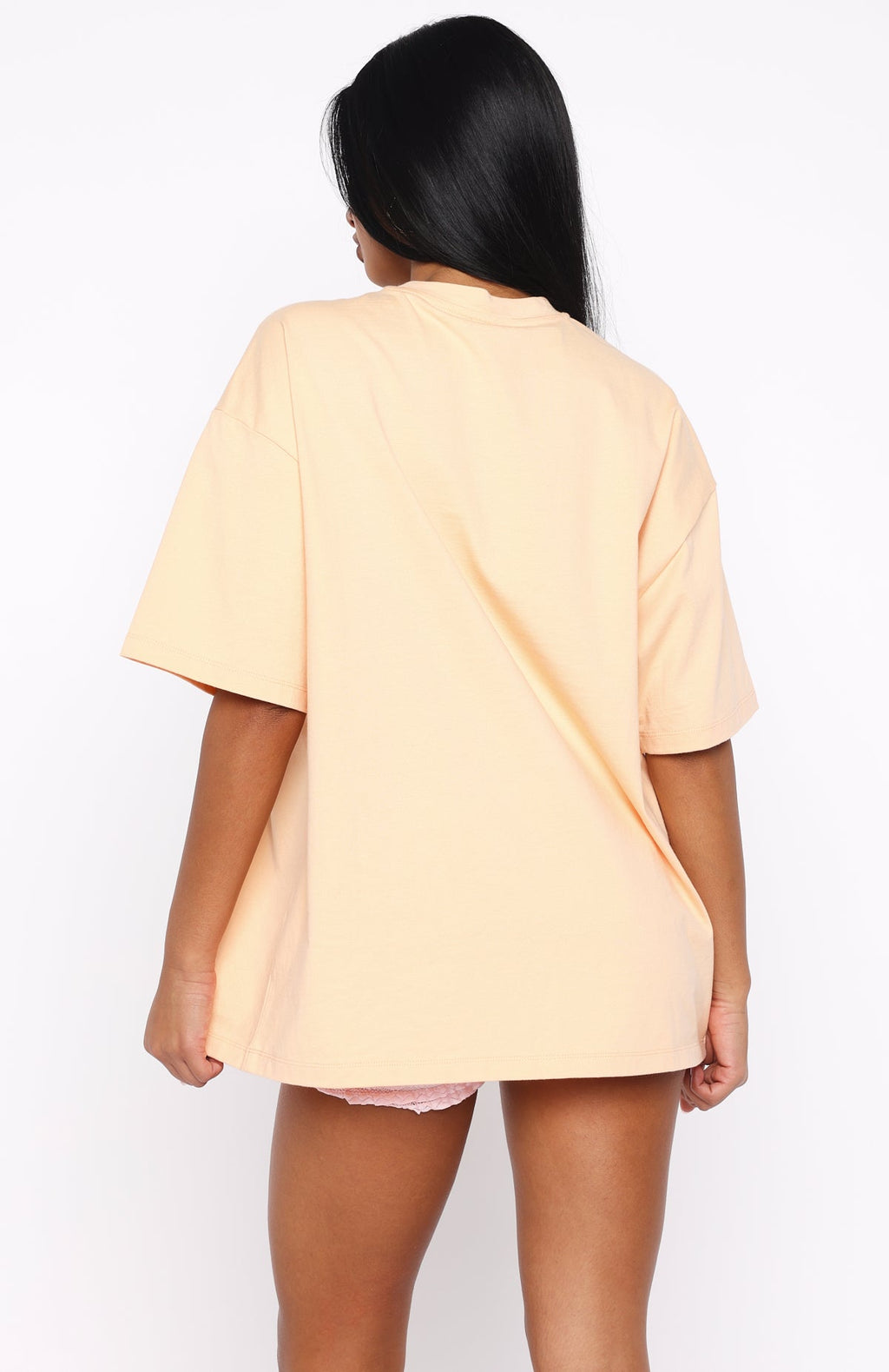 In With The New Oversized Tee PeachS/M