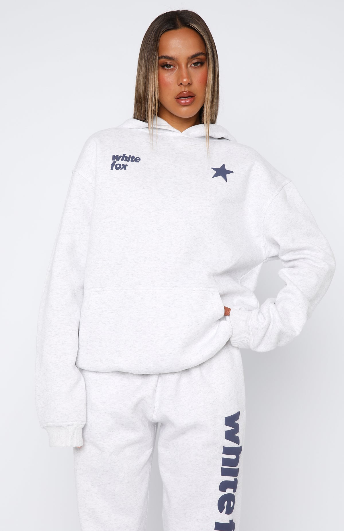 From The Archives Freya Oversized Hoodie Grey MarleXS/S