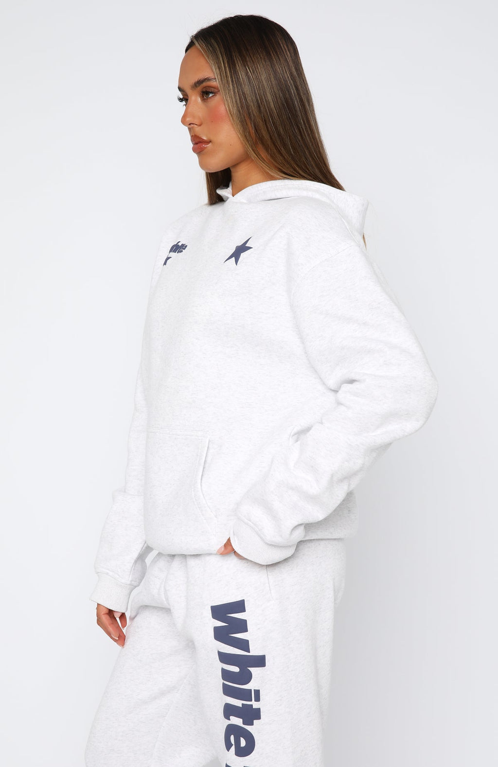 From The Archives Freya Oversized Hoodie Grey MarleS/M