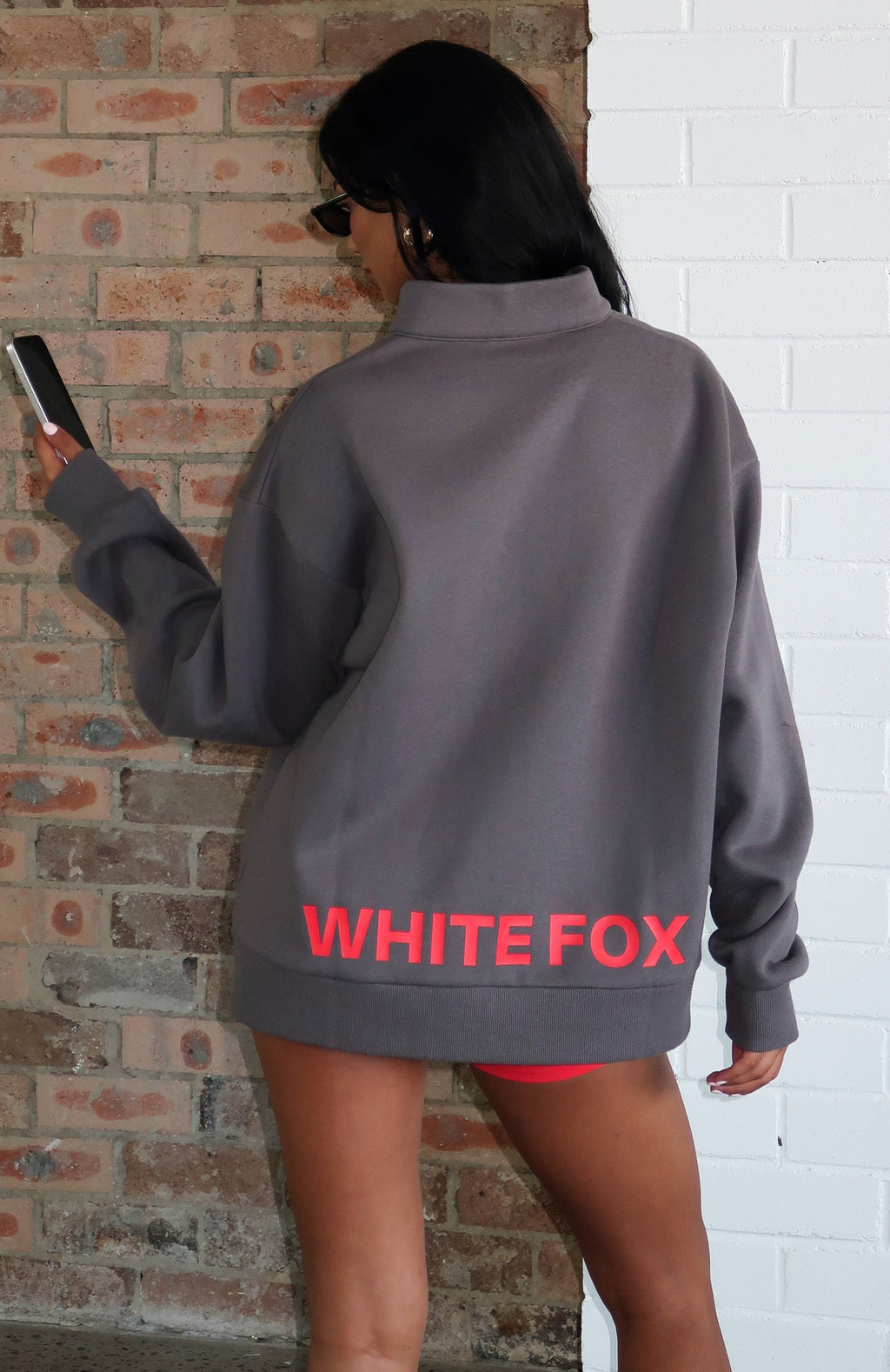 Caught Up With You Zip Front Sweater VolcanicXL/XXL