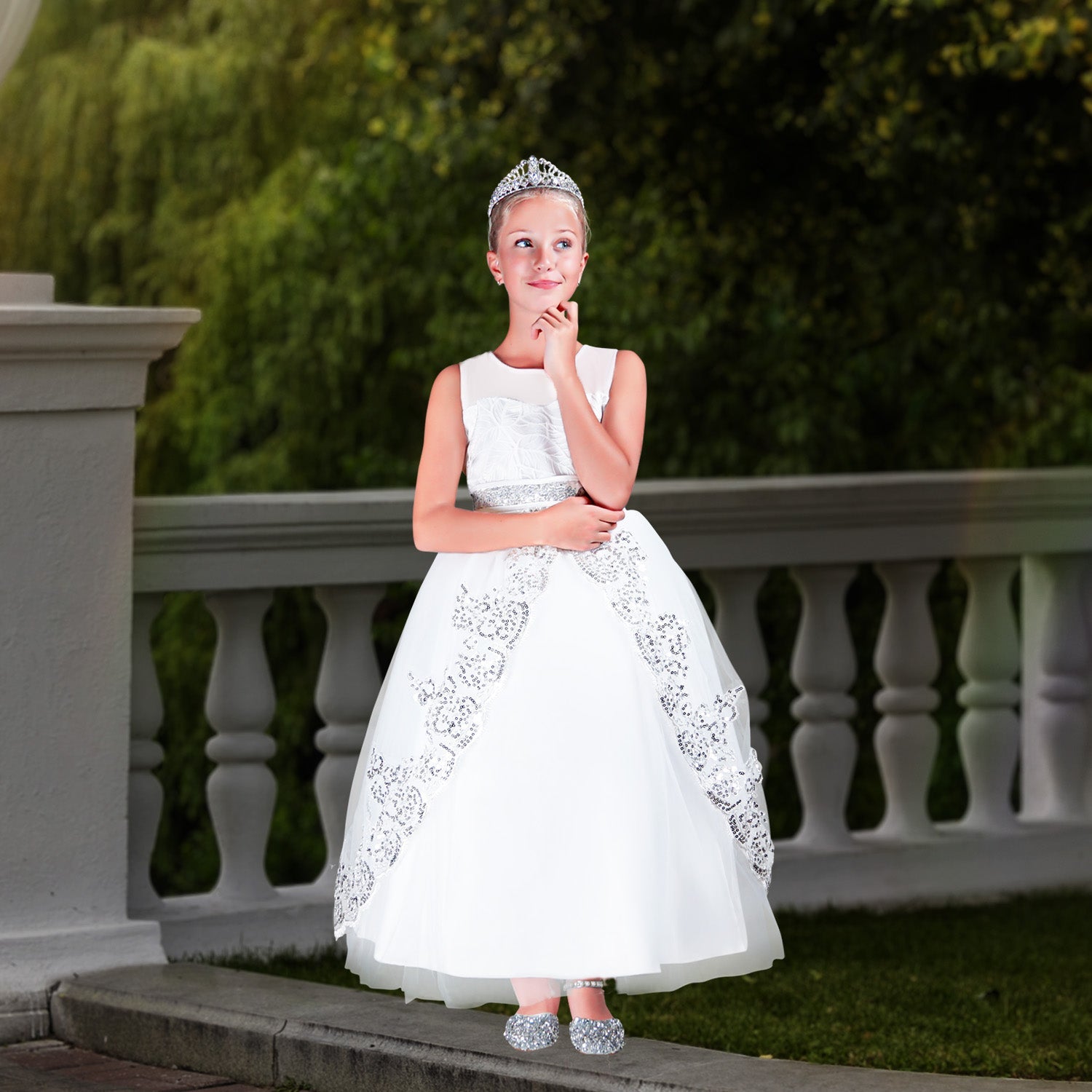 Eloise Gown - Moon White