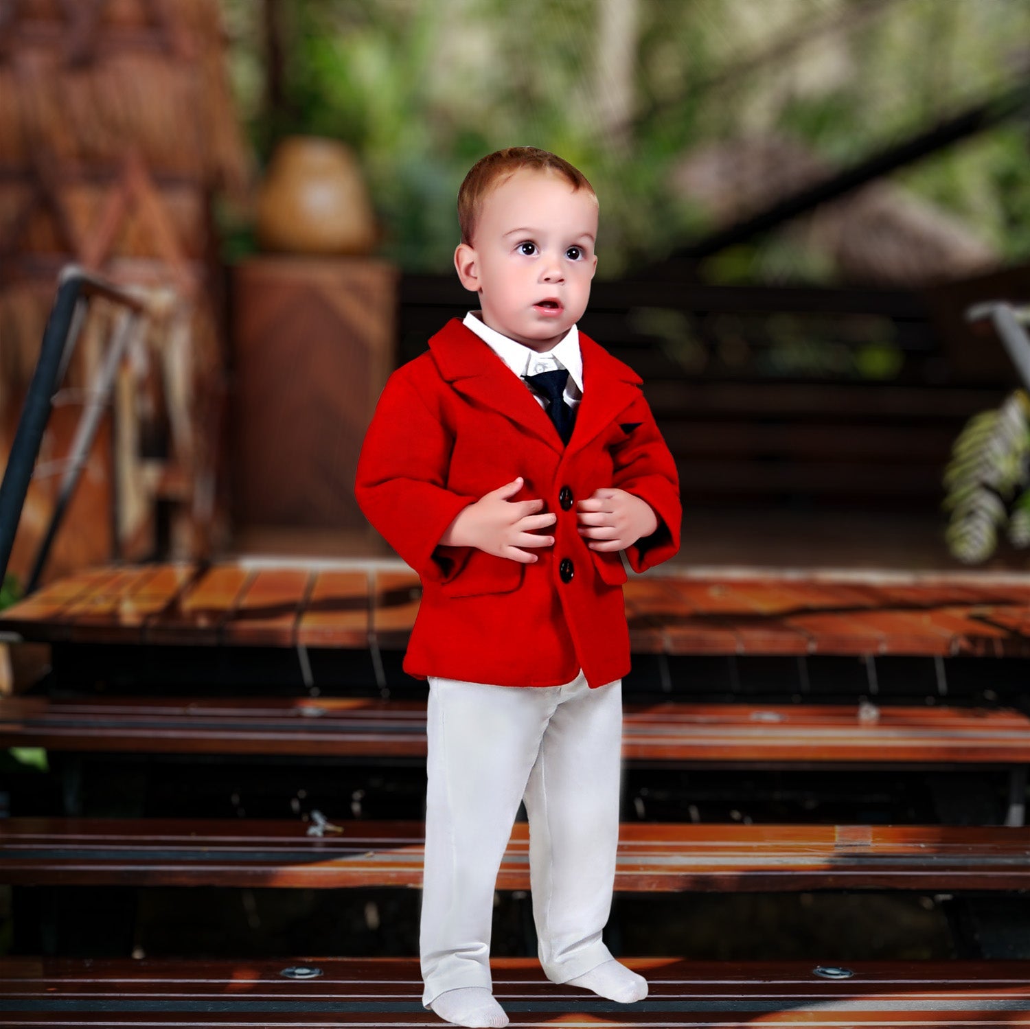 Romeo Boys Suit - Valentine Red