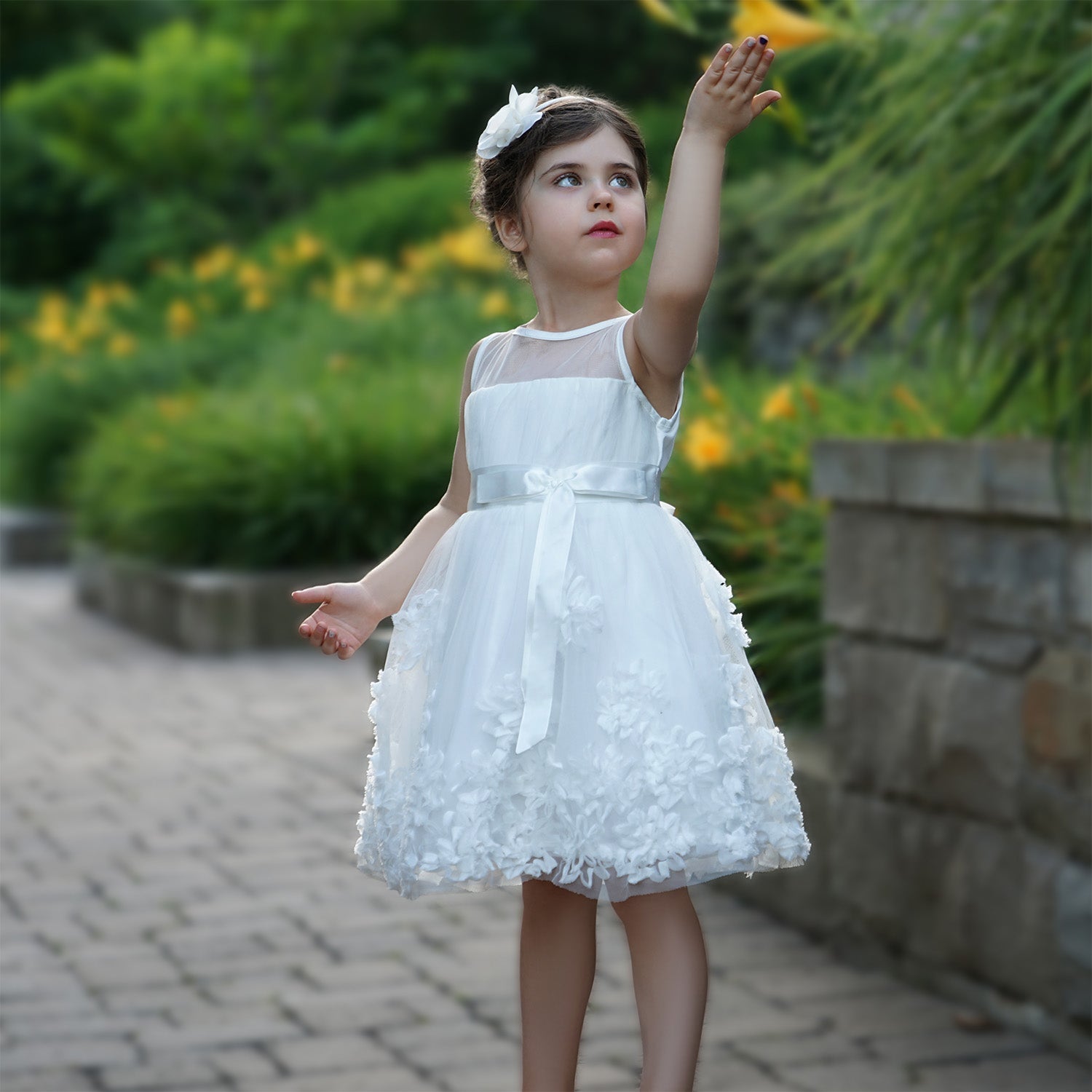 Elena Dress - Whisper White