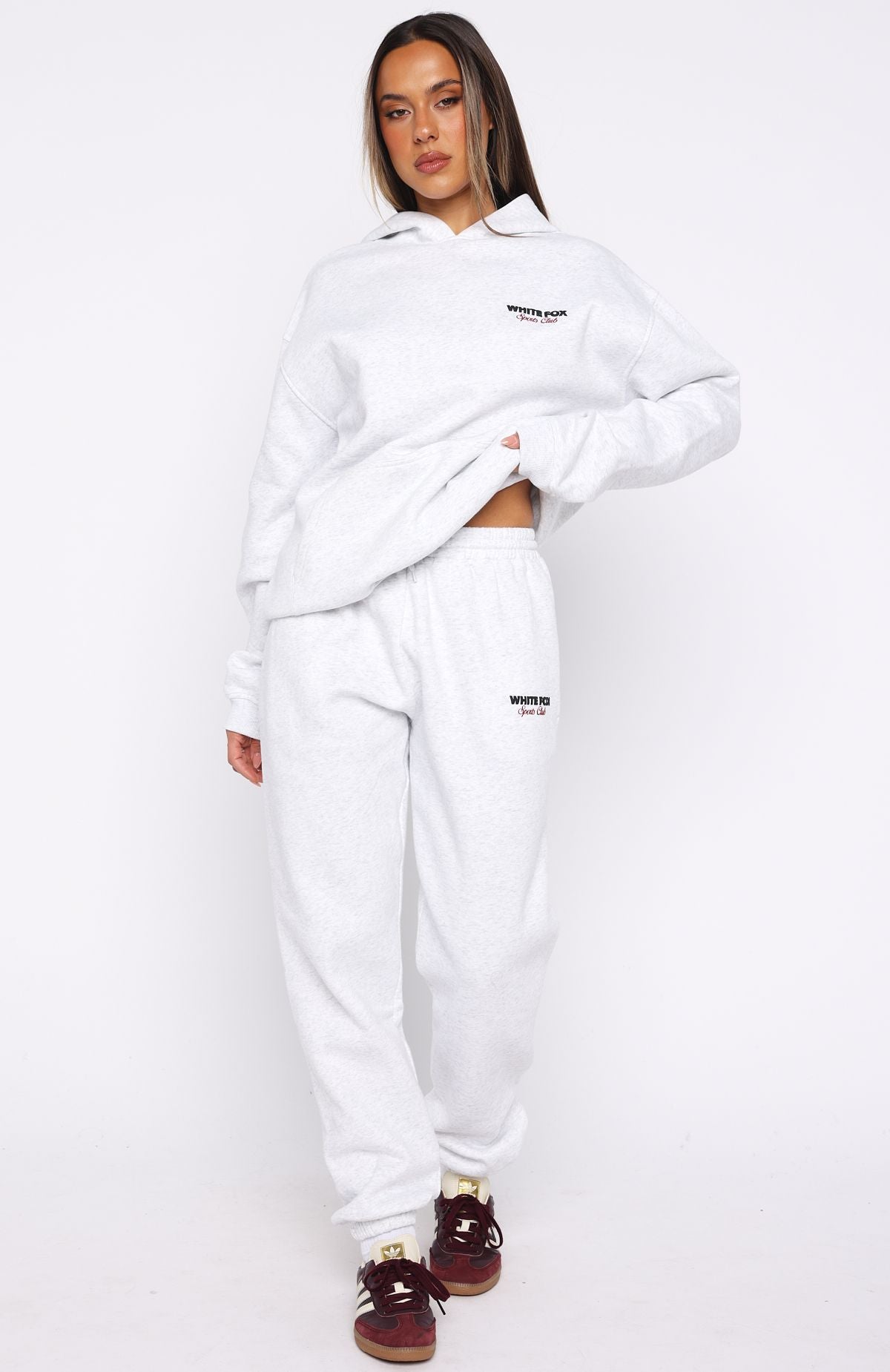 Club 14 Izzy Oversized Hoodie Grey MarleM/L