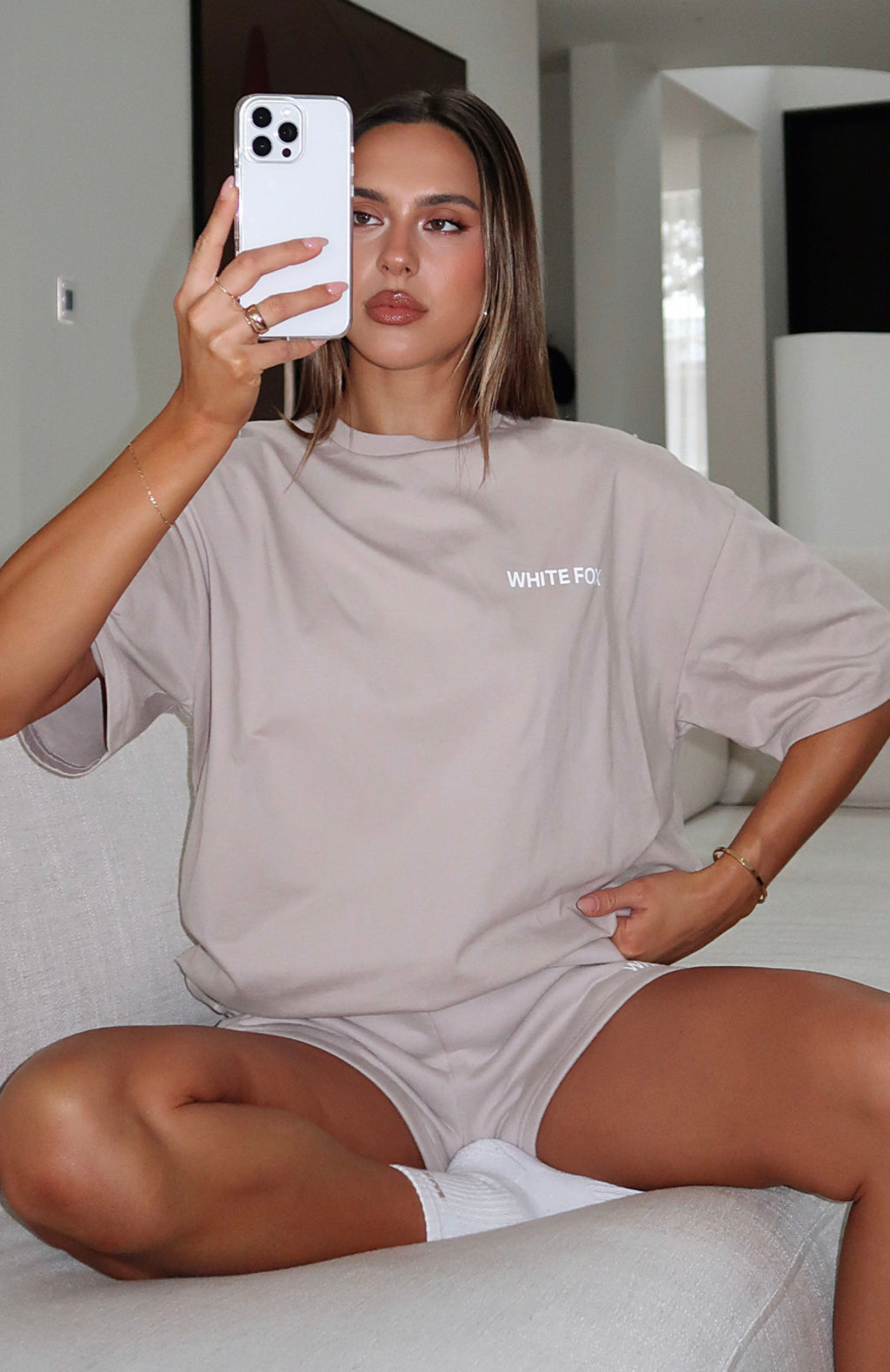 Core Classic Oversized Tee MoonXXS/XS