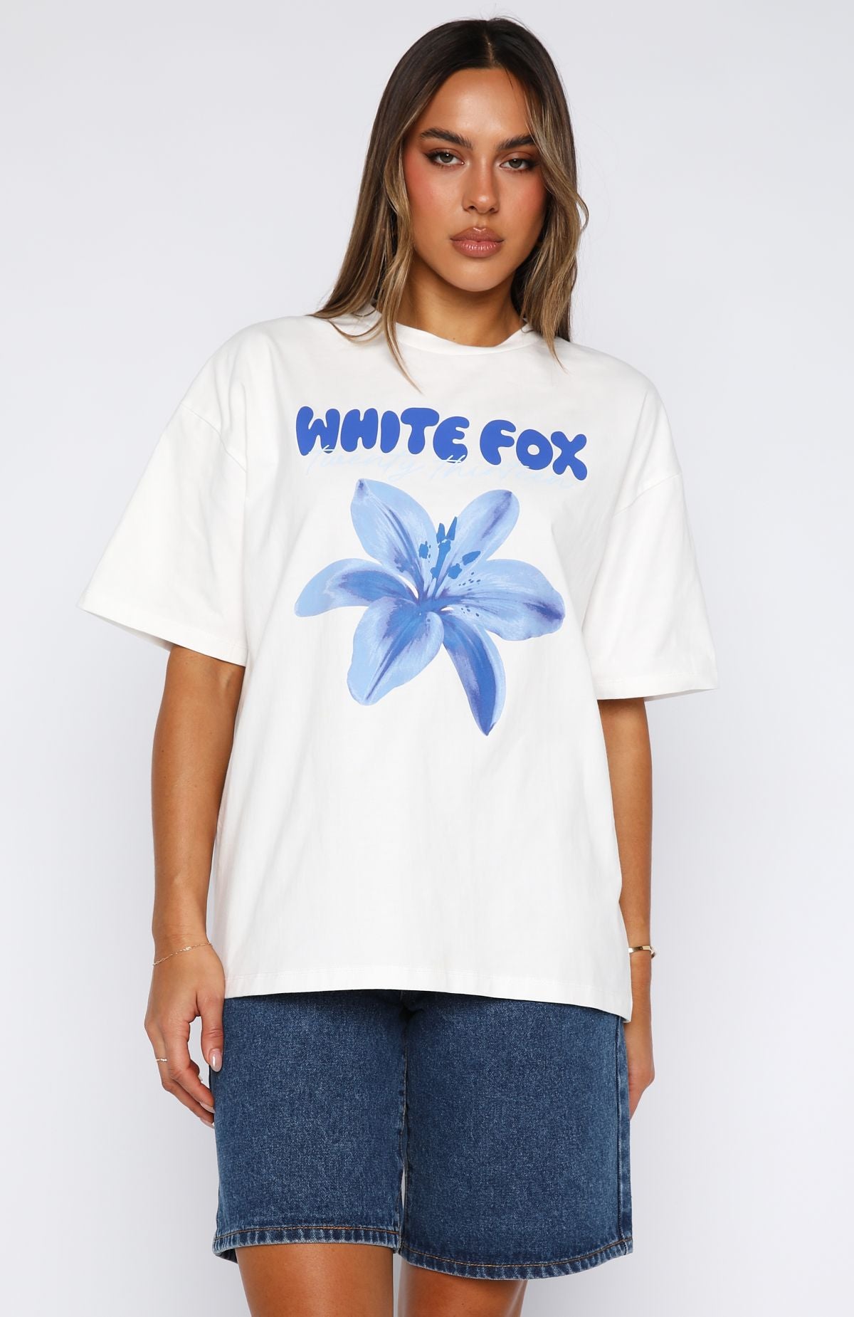Got That Glow Oversized Tee WhiteXXS/XS