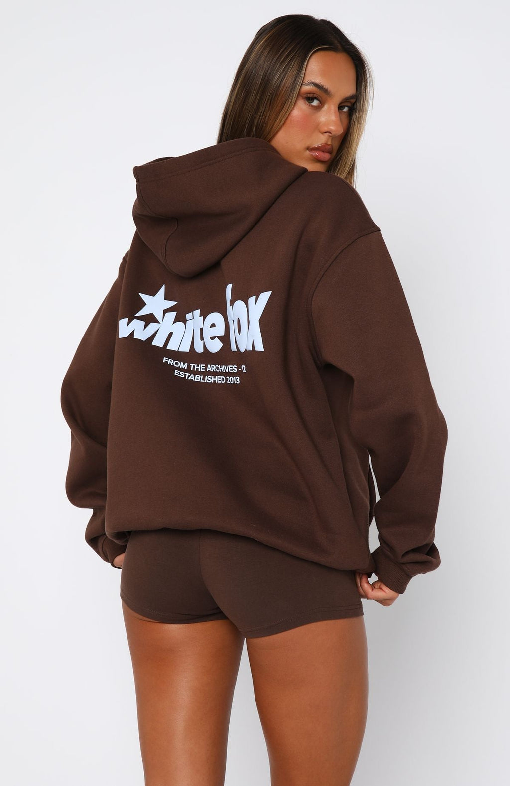 From The Archives Charli Oversized Hoodie ChocolateM/L