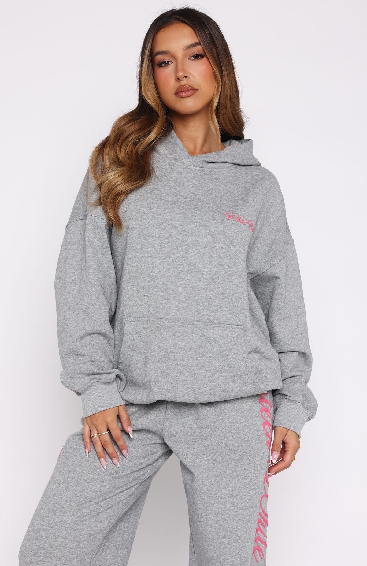 Lucky Thirteen Shaya Oversized Hoodie Dark Grey MarleXXS/XS